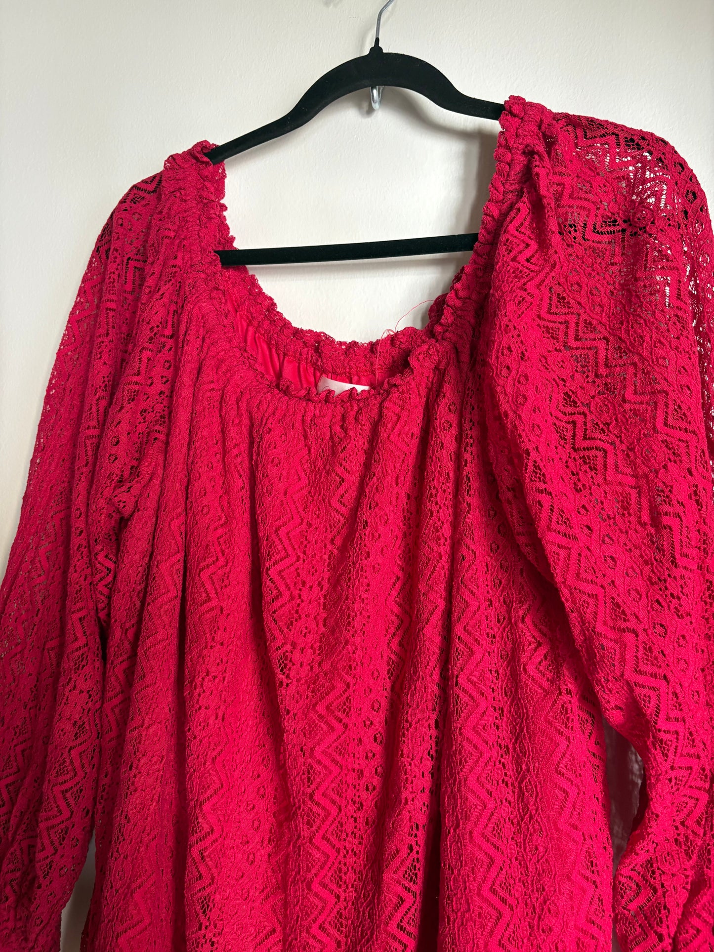 Dress Casual Midi By SUGARFox In Red, Size: 3x
