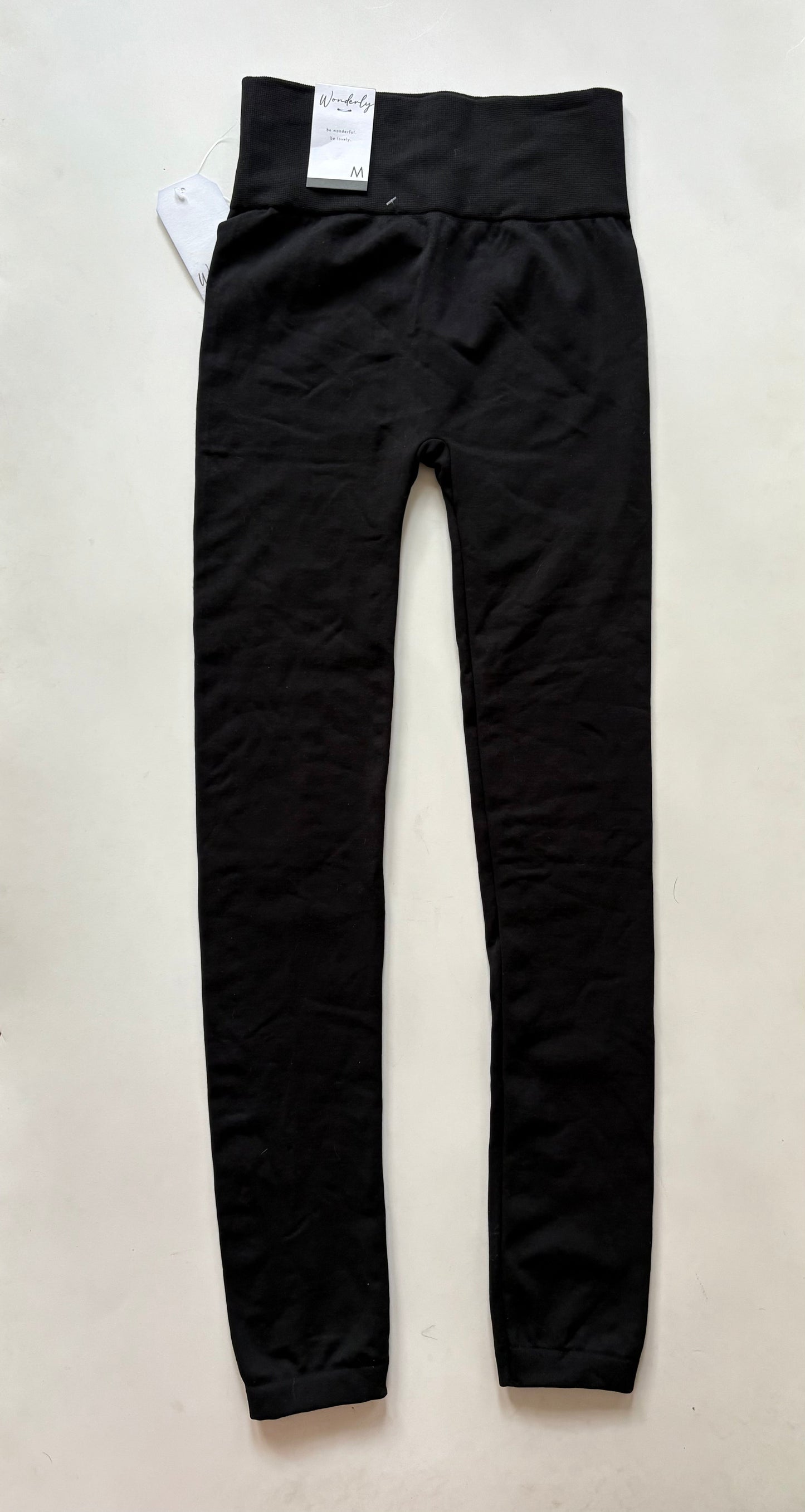 Pants Leggings By Wonderly In Black, Size: M