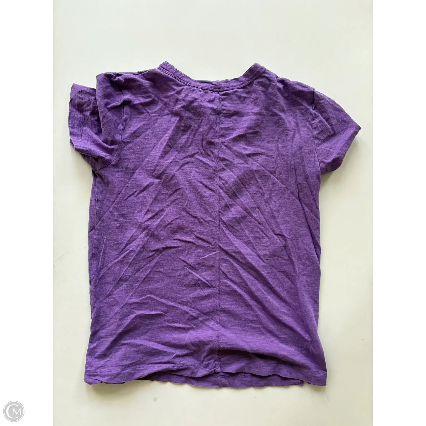 Top Short Sleeve By Loft In Purple, Size: Xs