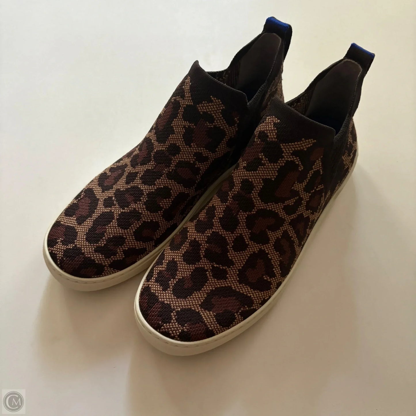 Boots Ankle Flats By Rothys In Animal Print, Size: 9.5