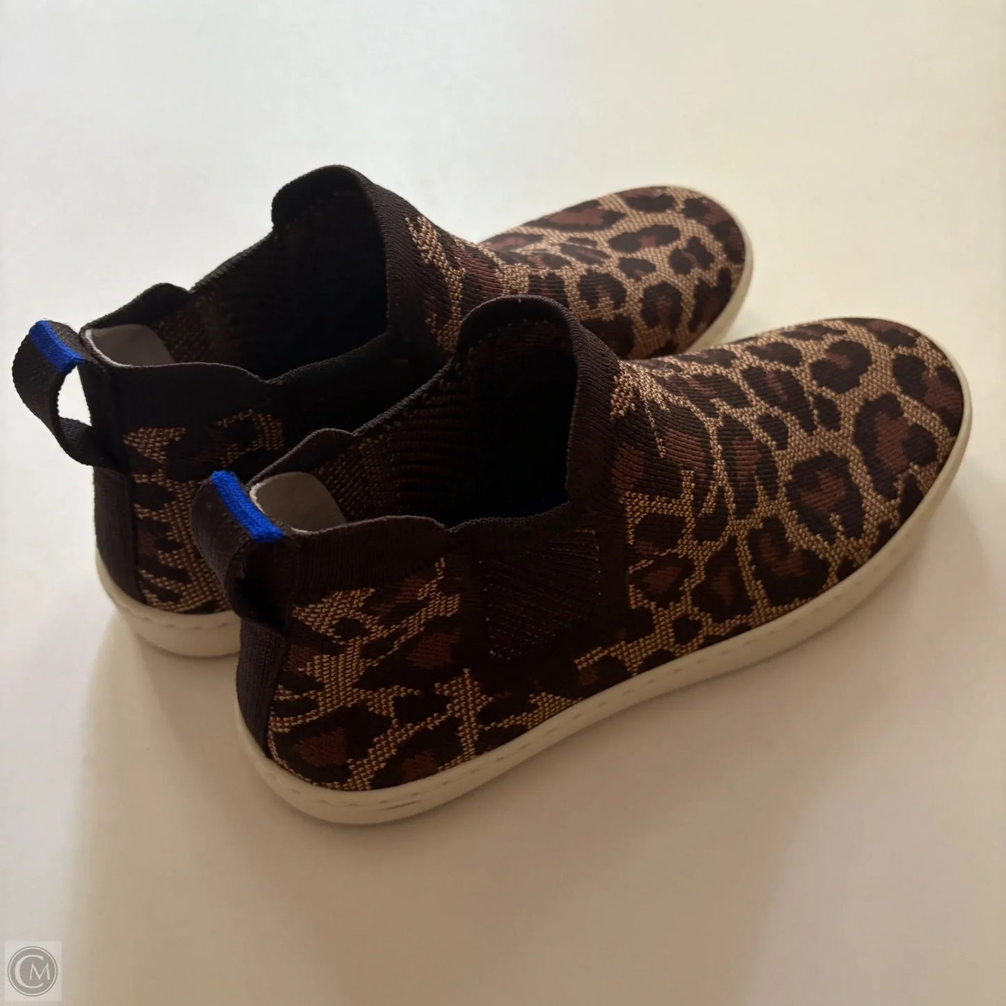 Boots Ankle Flats By Rothys In Animal Print, Size: 9.5