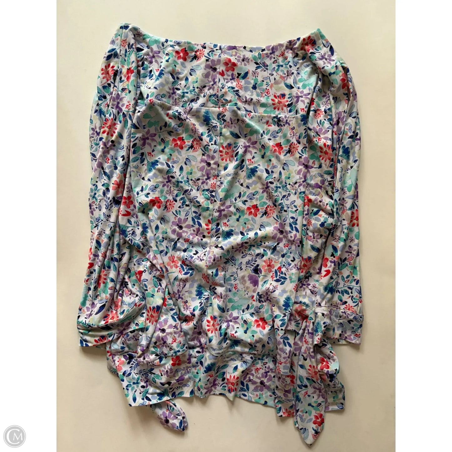Blouse Long Sleeve By Limited In Floral Print, Size: 3x