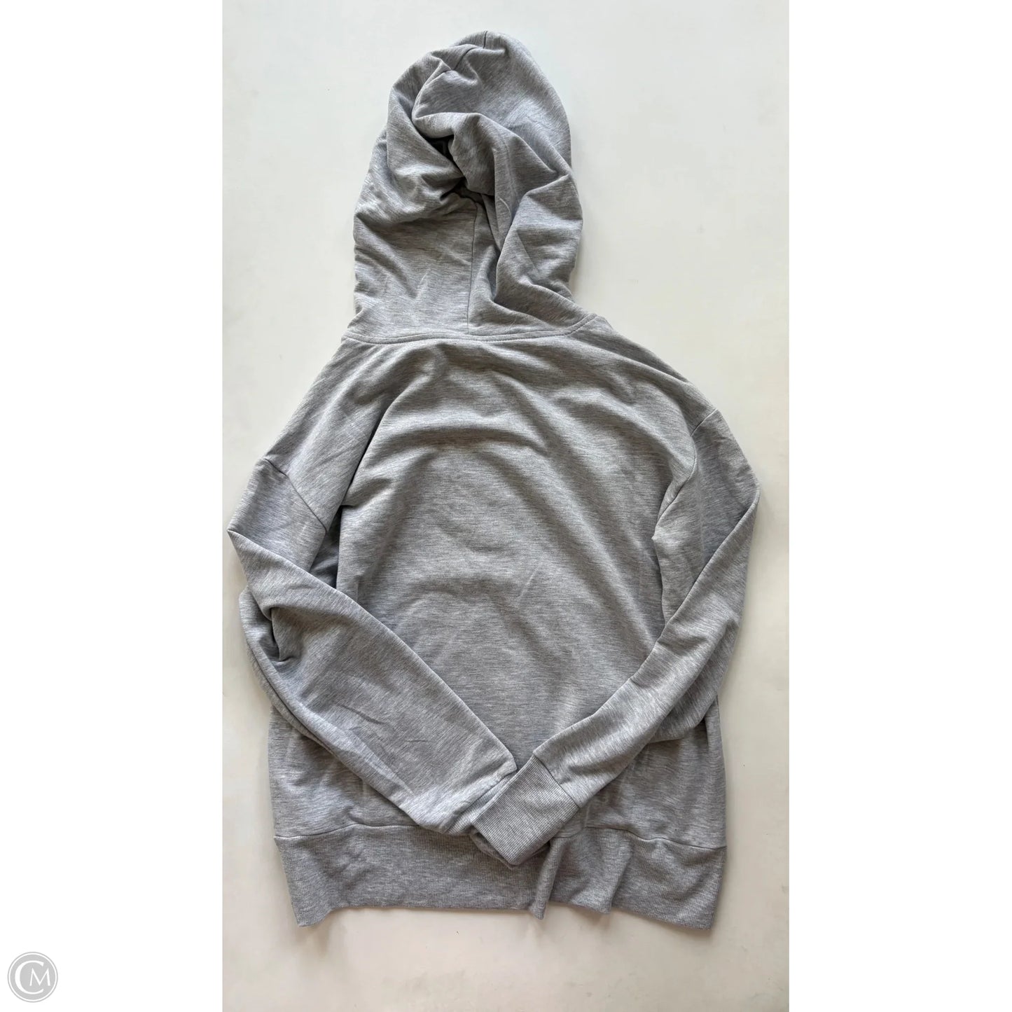 Jacket Fleece By Jones New York In Grey, Size: L