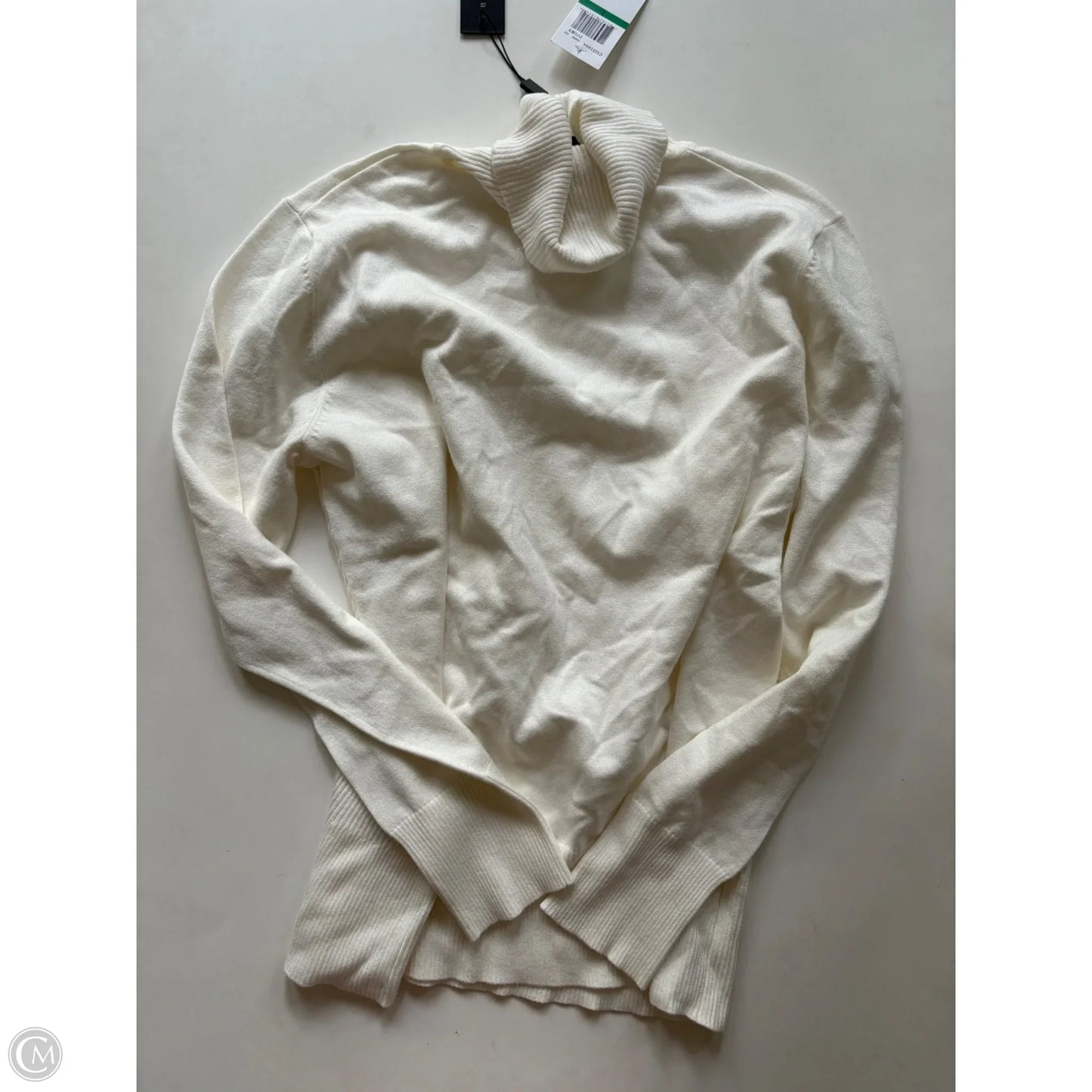 Sweater By Cable And Gauge In Cream, Size: L