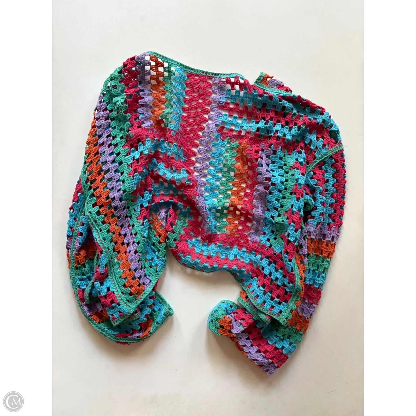 Sweater Cardigan By RD Style In Multi-colored, Size: S