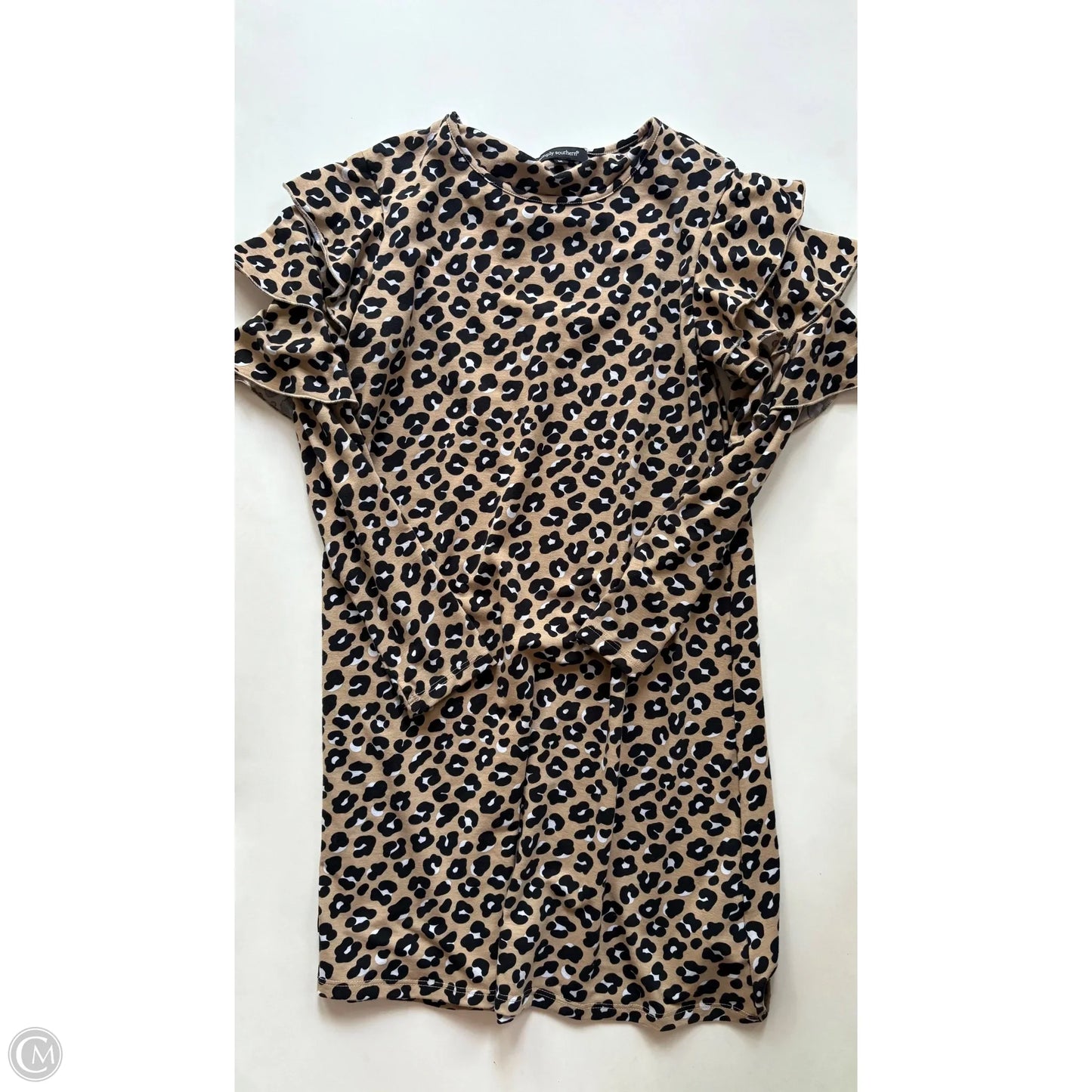 Dress Casual Midi By Simply Southern In Animal Print, Size: M