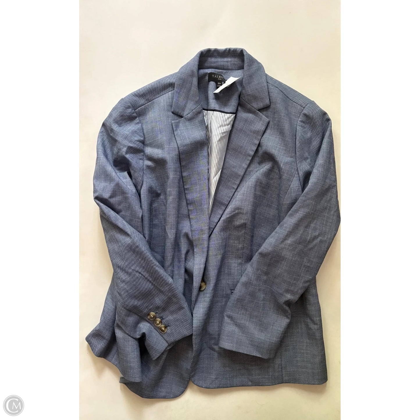 Blazer By Talbots In Blue, Size: 1x