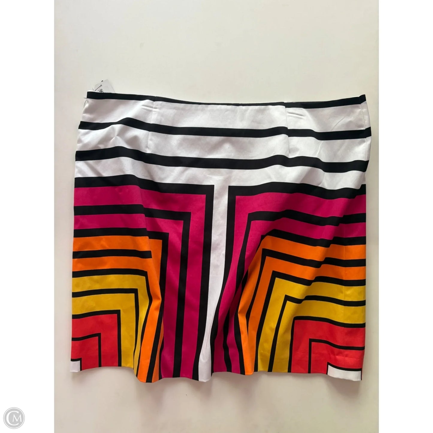 Skirt Mini & Short By Worthington In Striped Pattern, Size: 18