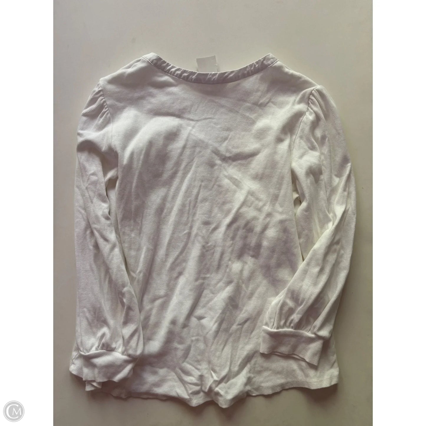 Top Long Sleeve By Lc Lauren Conrad In Cream, Size: Xl