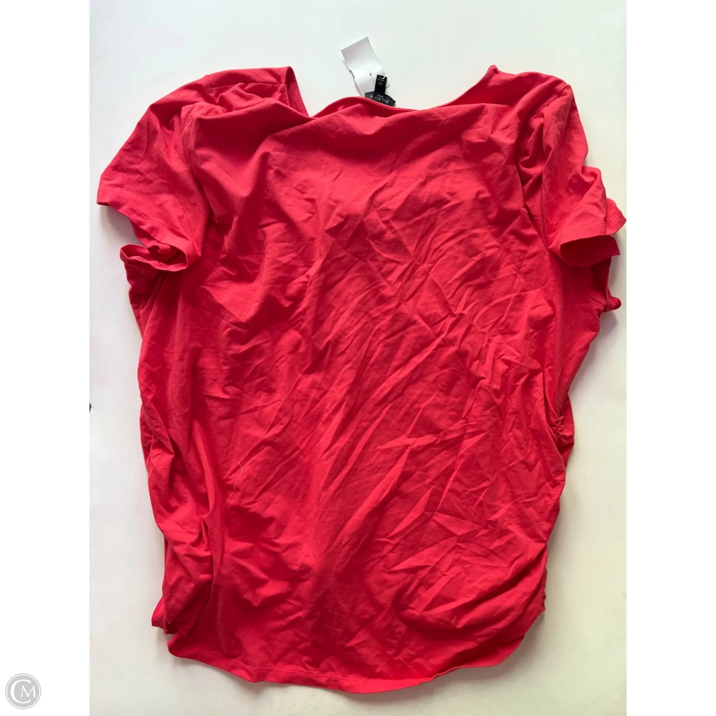 Top Short Sleeve By Talbots In Orange, Size: 3x