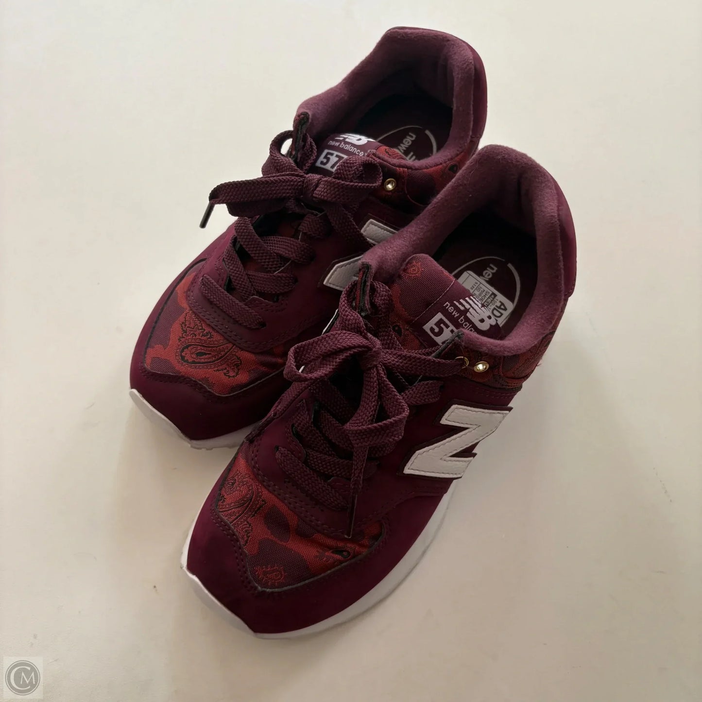 Shoes Athletic By New Balance In Maroon, Size: 6.5