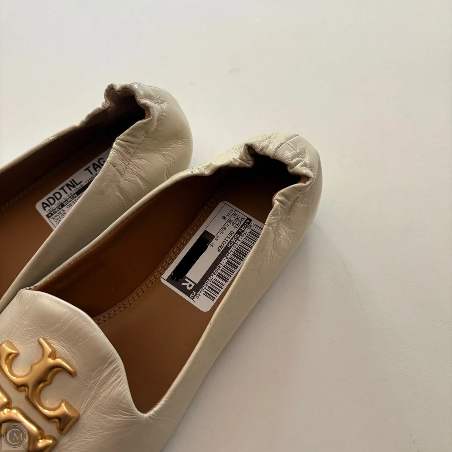 Shoes Designer By Tory Burch In Cream, Size: 8