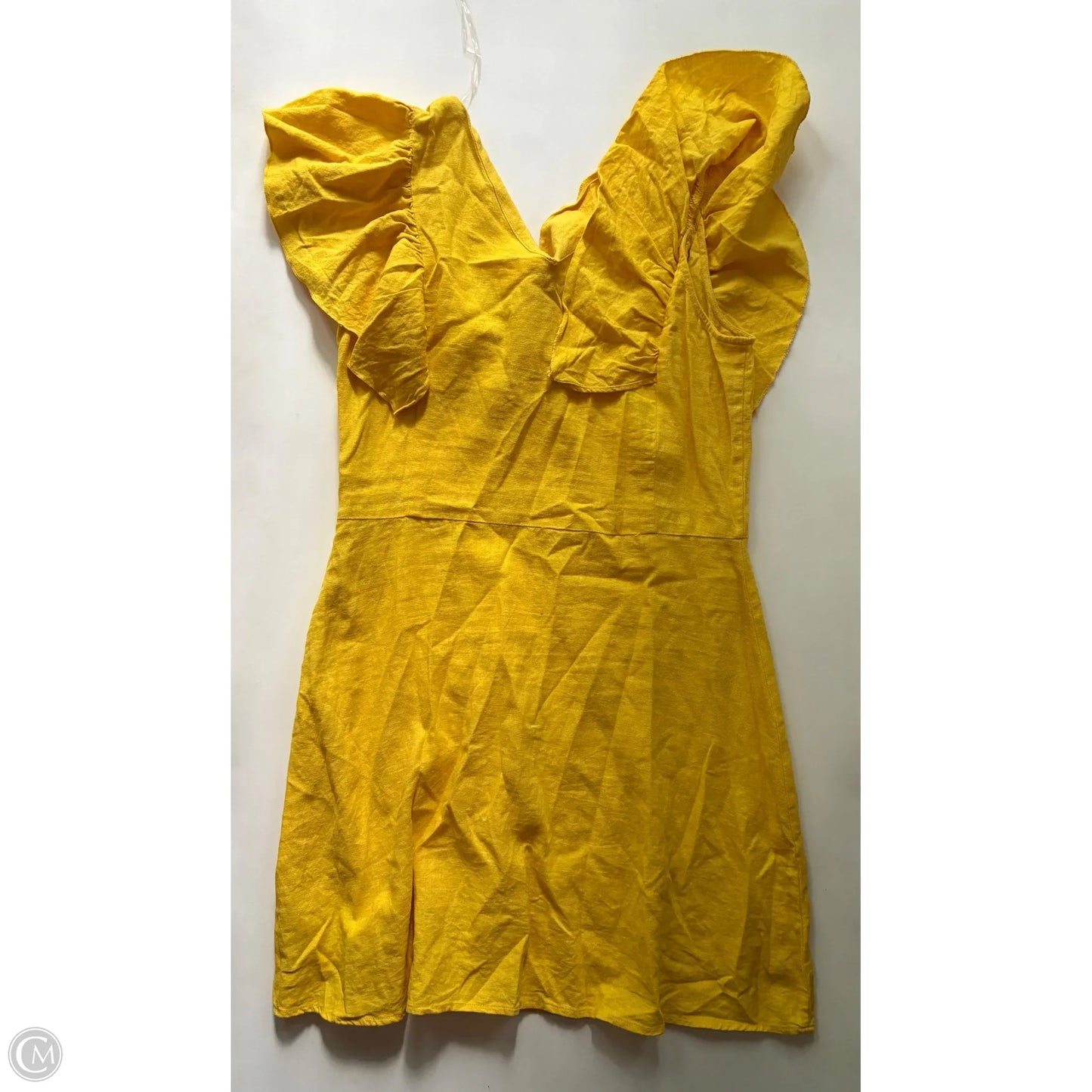 Dress Casual Short By A New Day In Yellow, Size: S