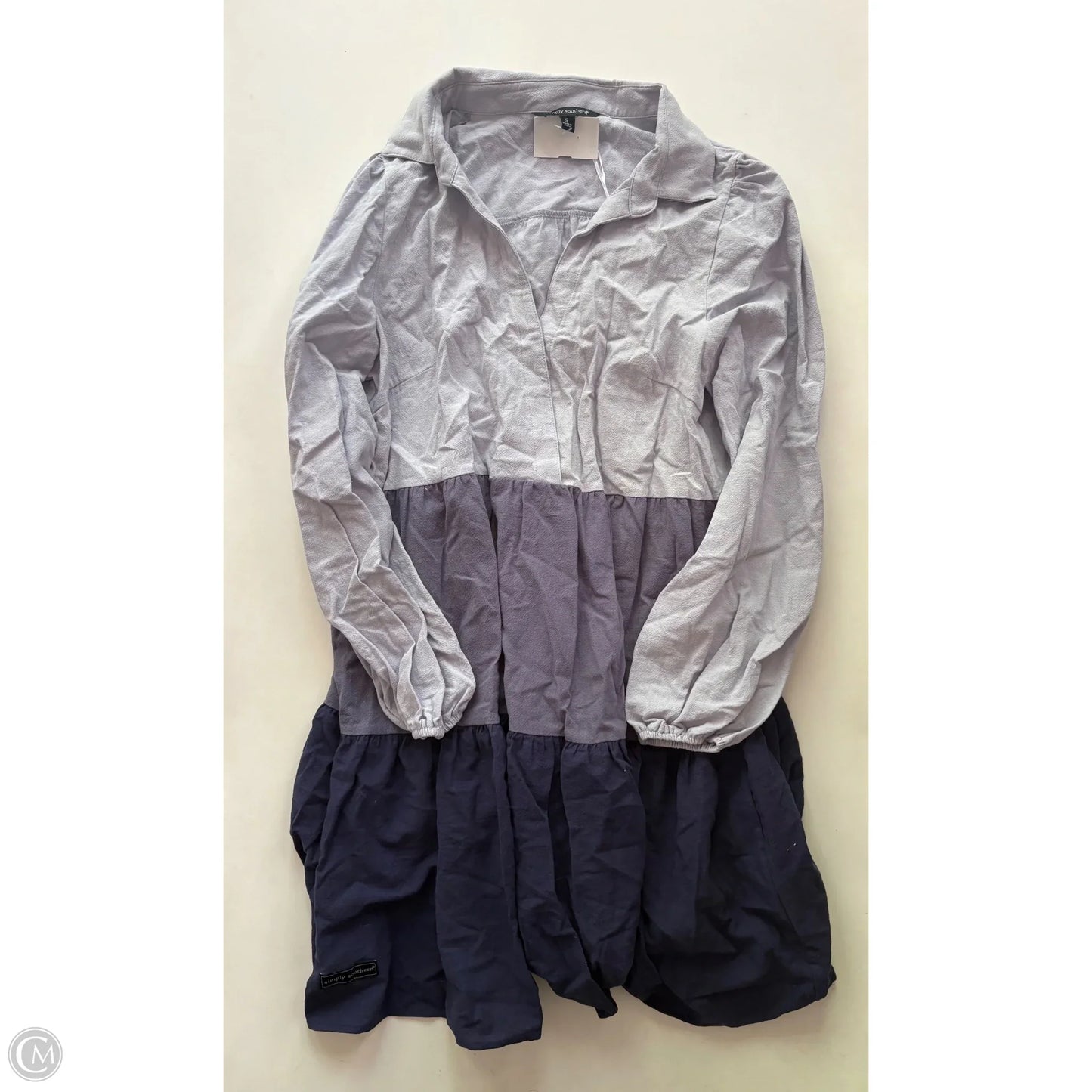 Dress Casual Midi By Simply Southern In Blue, Size: S