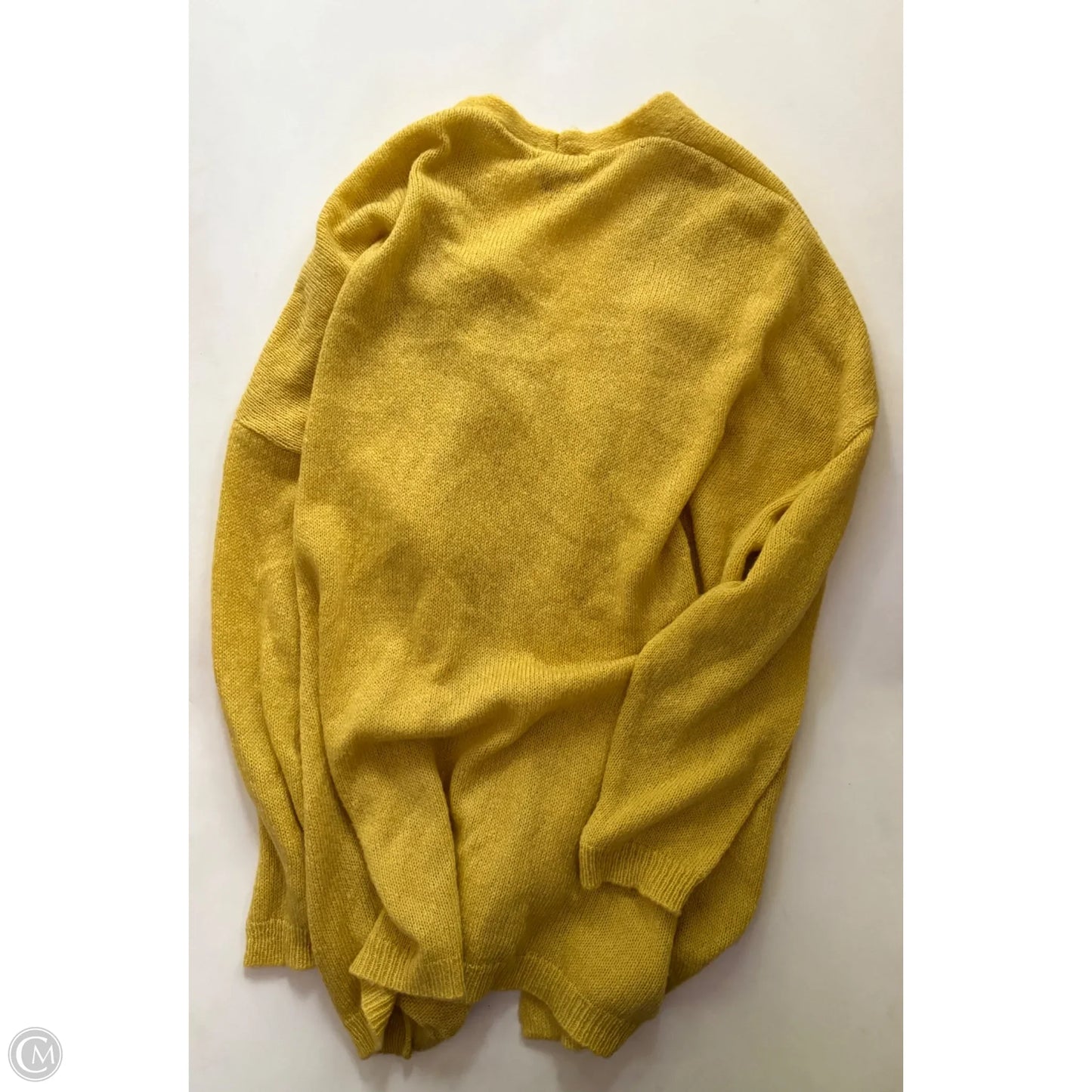 Sweater Cardigan By Asos In Yellow, Size: Xl