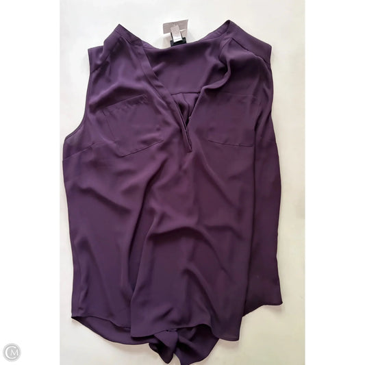 Blouse Sleeveless By Torrid In Purple, Size: 2x