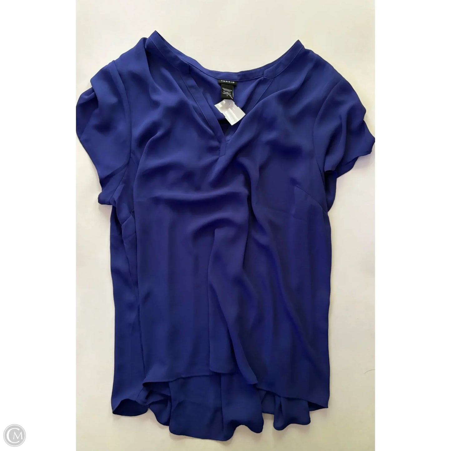 Blouse Sleeveless By Torrid In Purple, Size: 3x