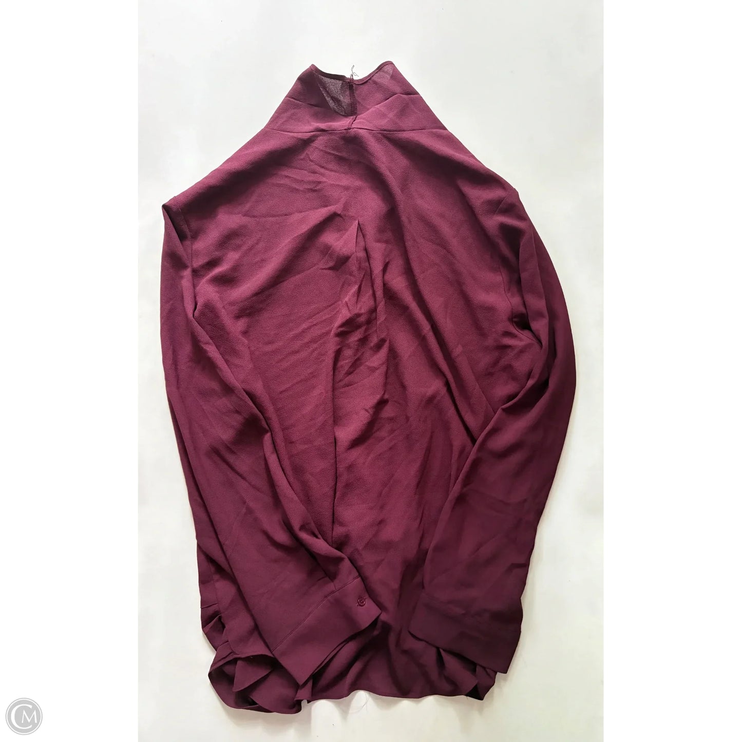 Blouse Long Sleeve By Mittoshop In Maroon, Size: 2x