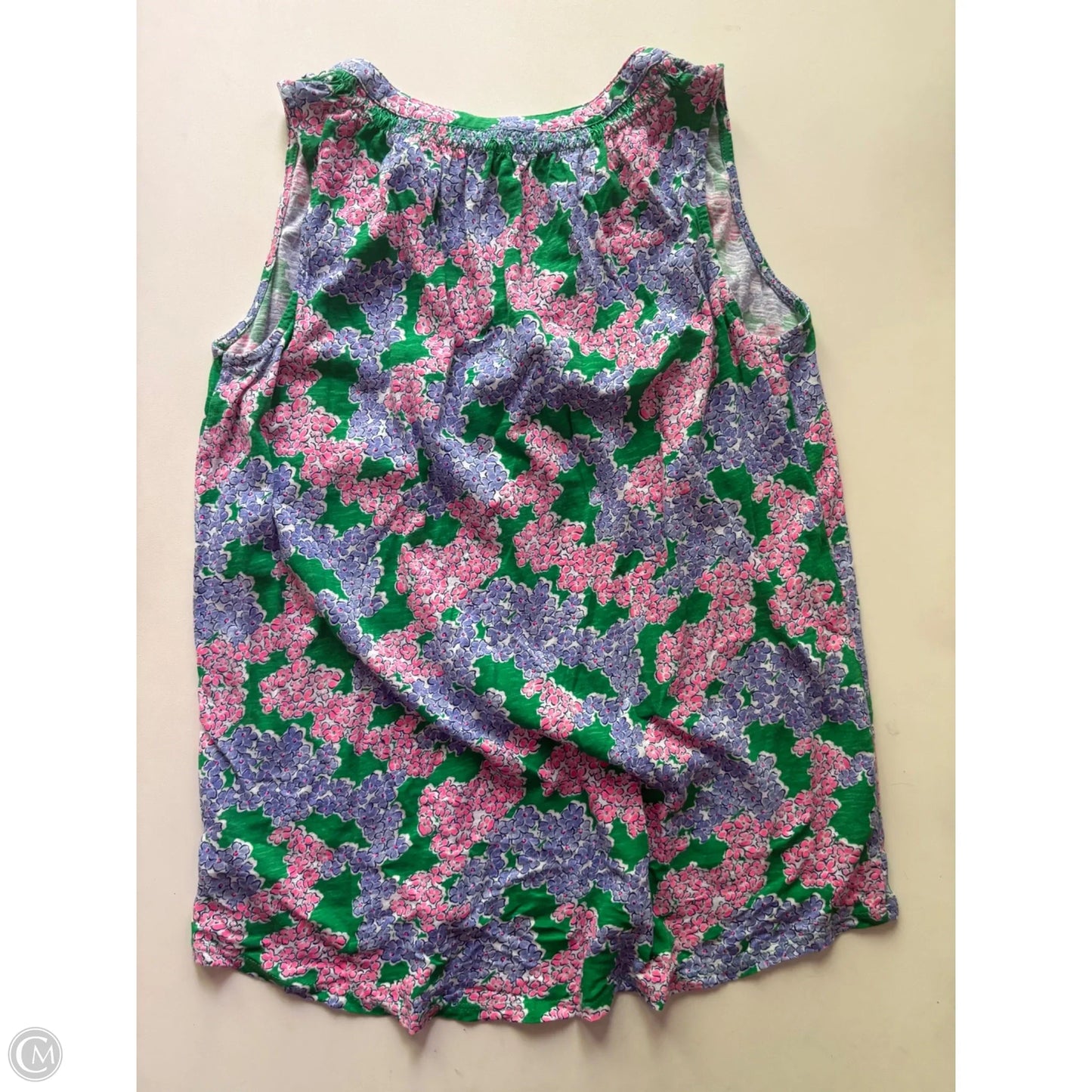 Top Sleeveless By Crown And Ivy In Floral Print, Size: M
