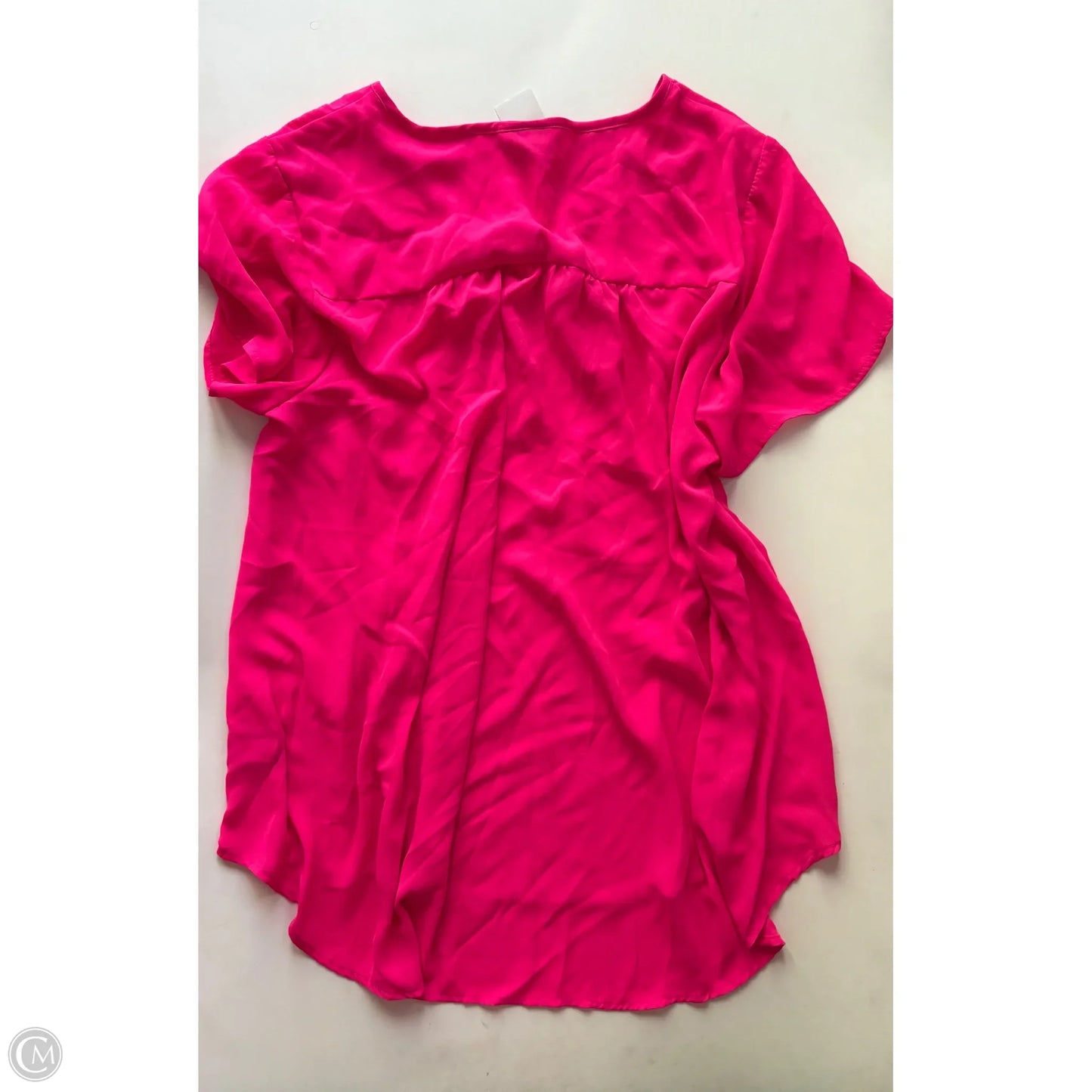 Blouse Short Sleeve By Torrid In Pink, Size: 2x
