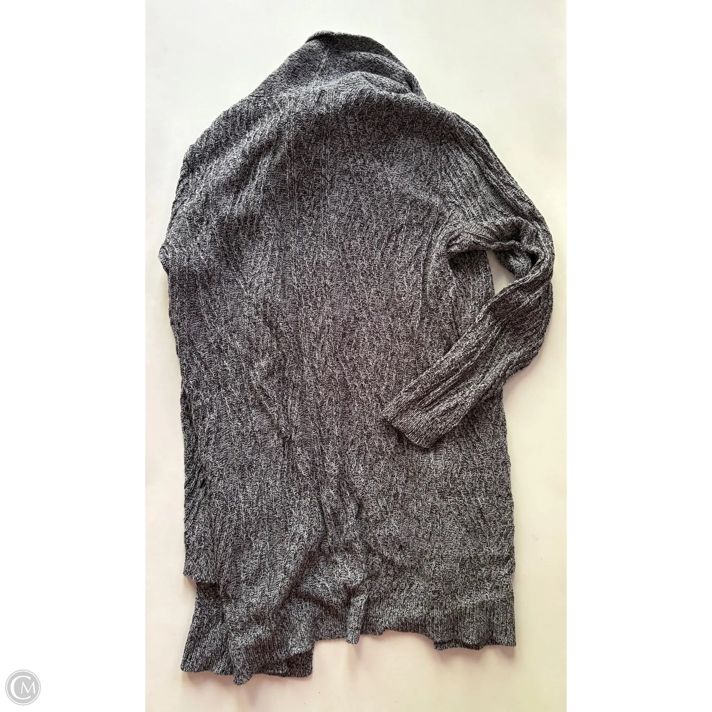 Sweater Cardigan By St Johns Bay In Grey, Size: M