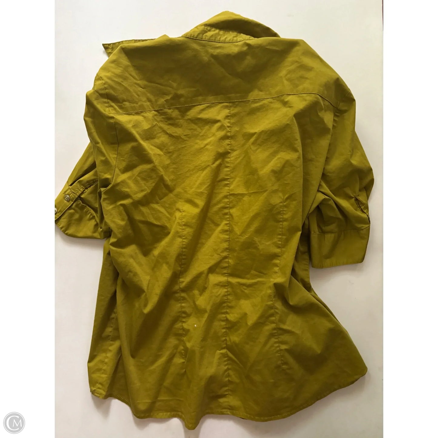 Top Short Sleeve By New York Jean Company In Green, Size: Xl