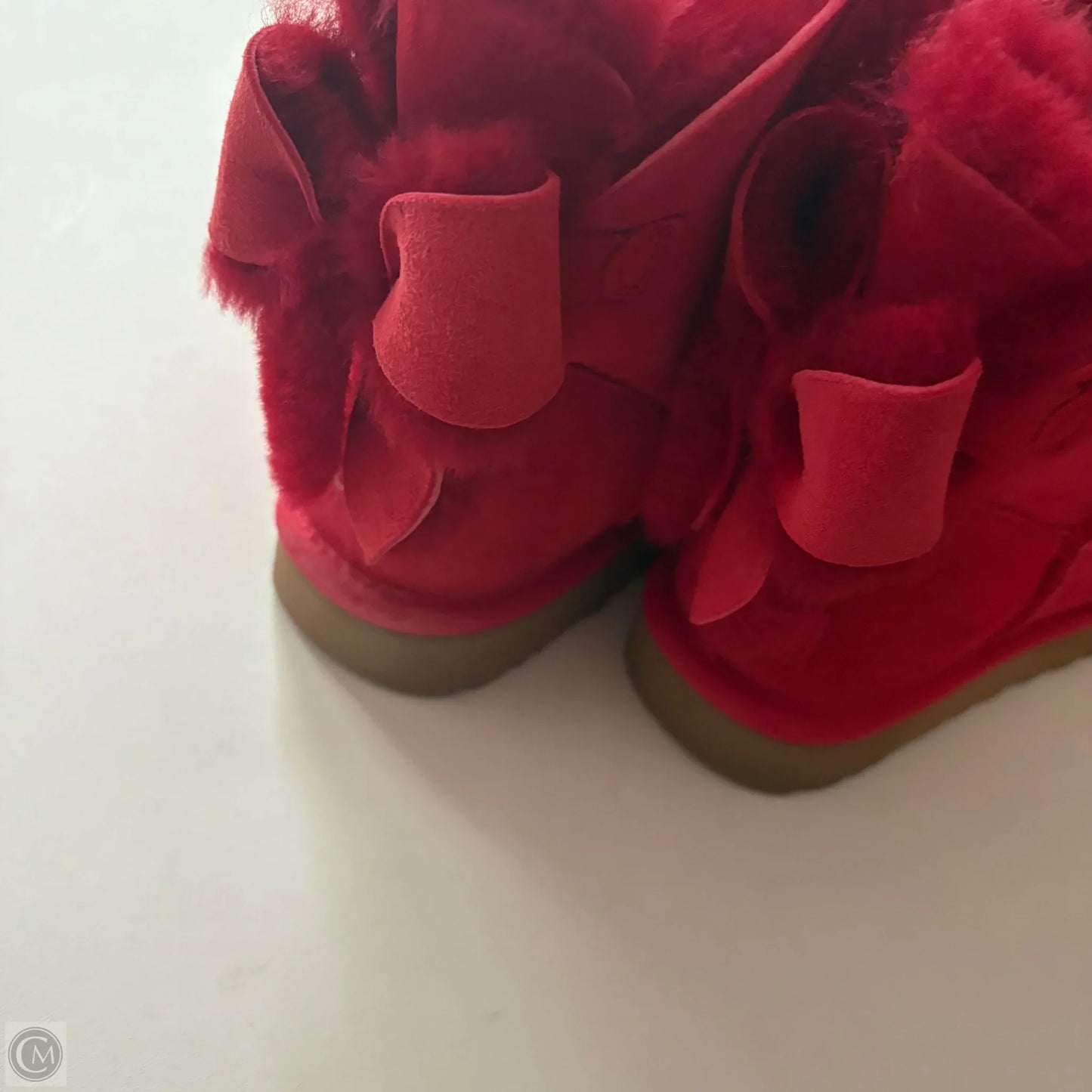 Boots Designer By Ugg In Red, Size: 8