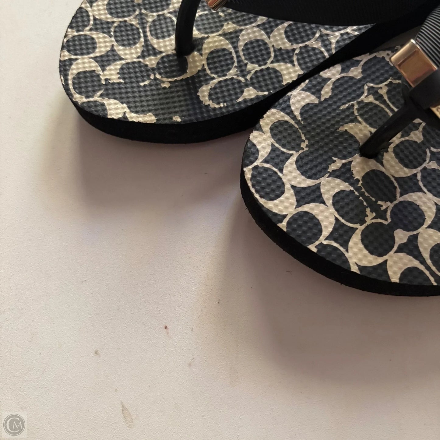 Sandals Designer By Coach In Black, Size: 7