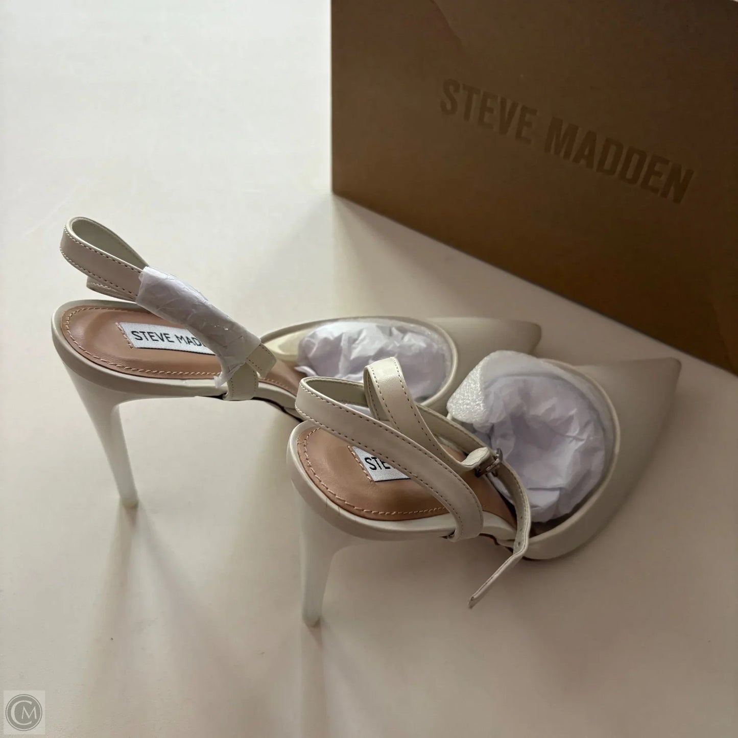 Shoes Heels Kitten By Steve Madden In Cream, Size: 11