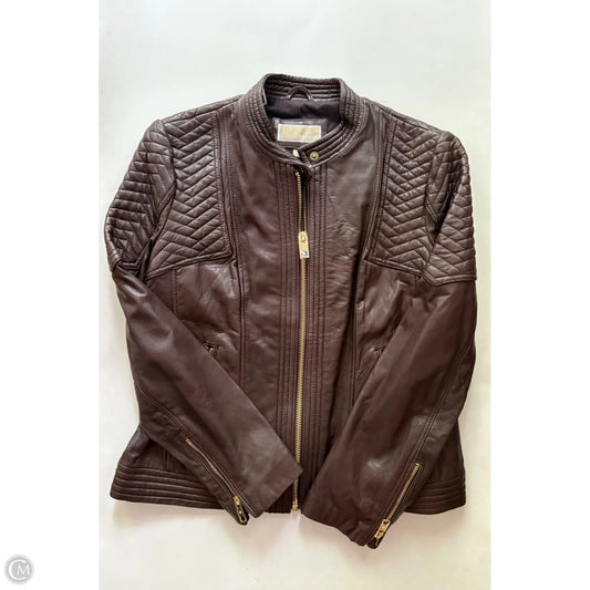 Coat Designer By Michael Kors In Brown, Size: Xl