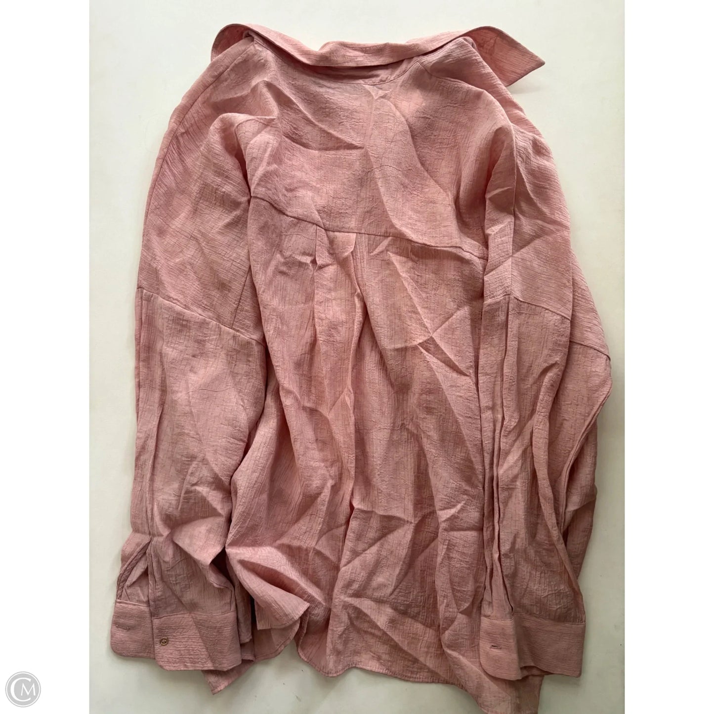 Top Long Sleeve By Zara In Pink, Size: L