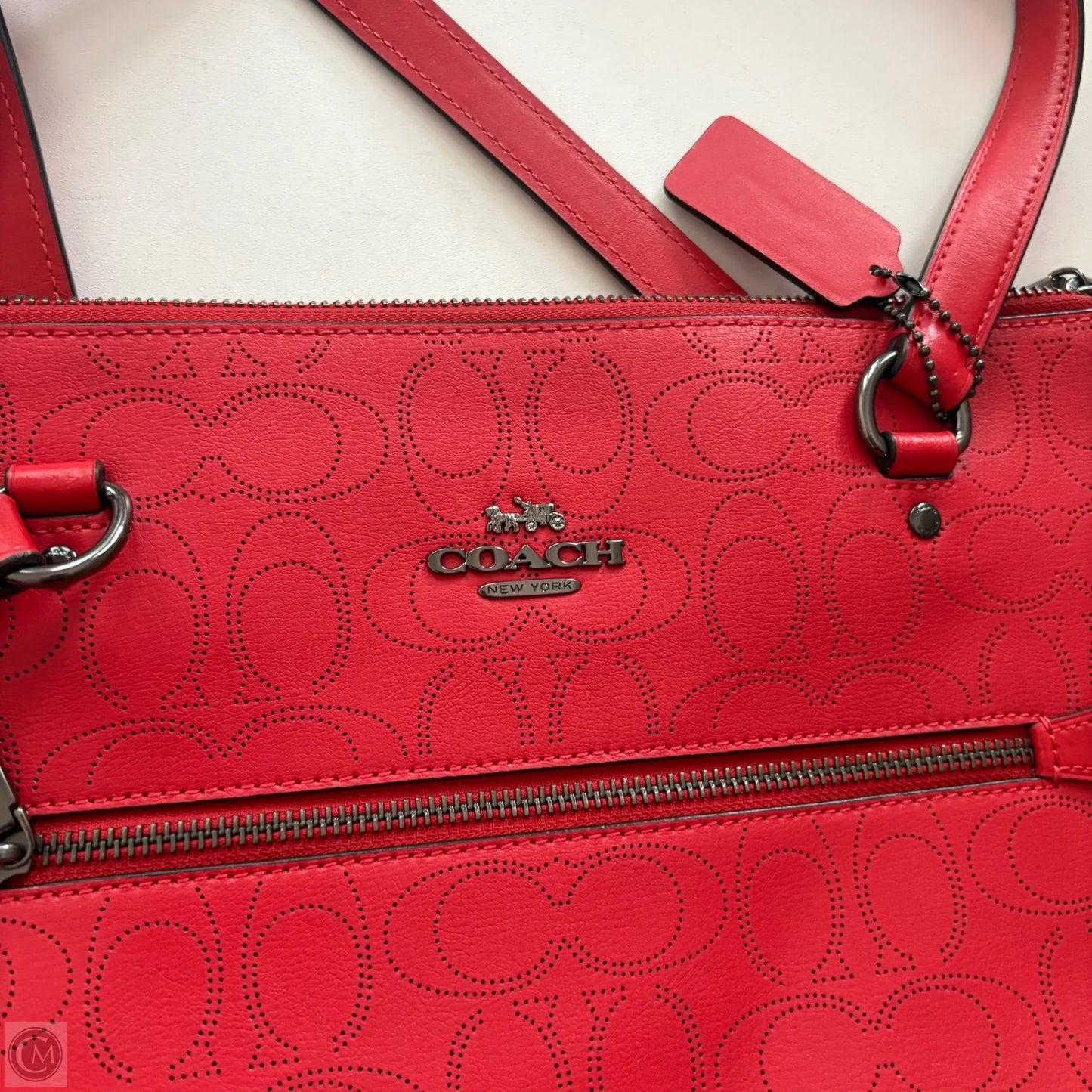 Handbag Designer By Coach, Size: Large