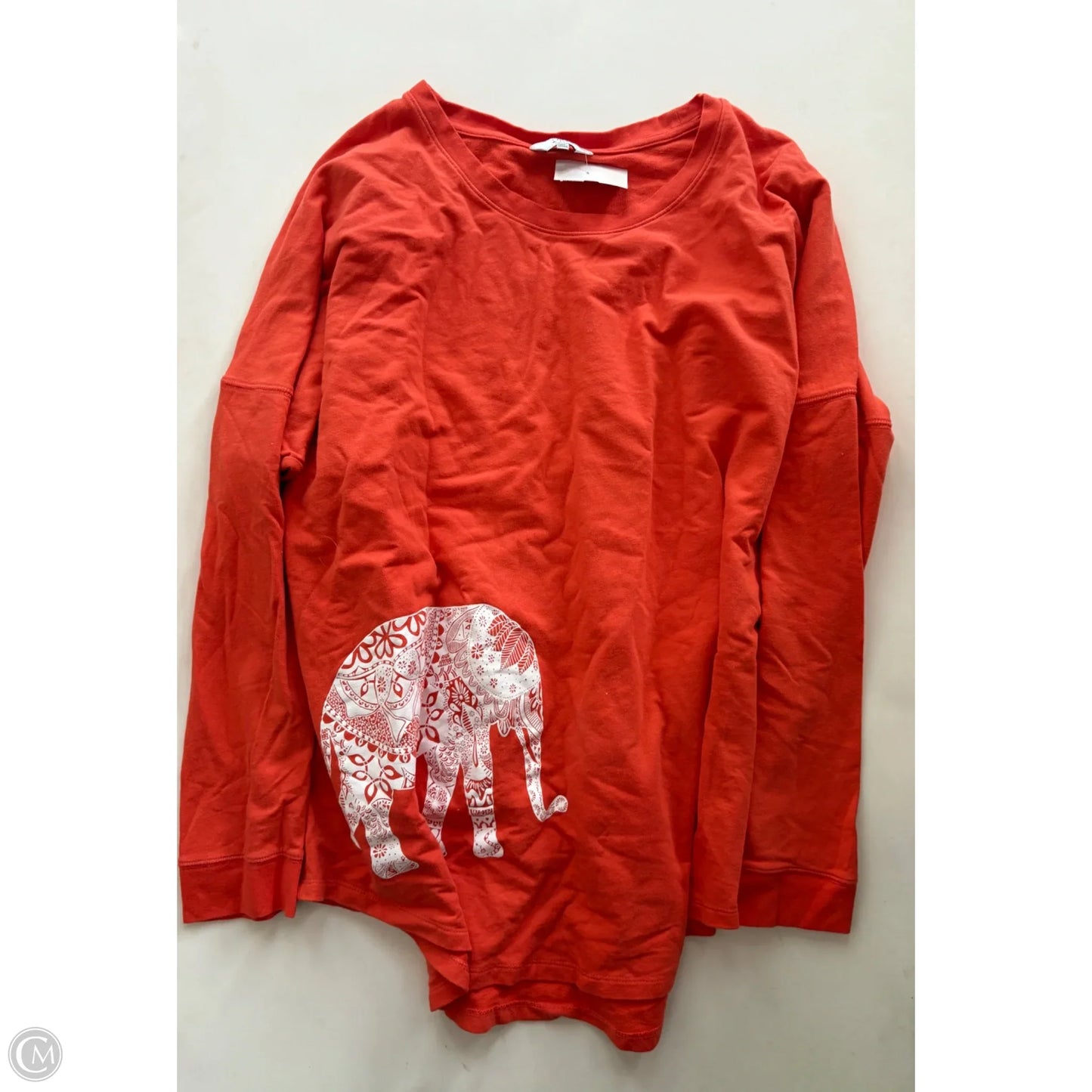 Top Long Sleeve By Crown And Ivy In Orange, Size: 3x