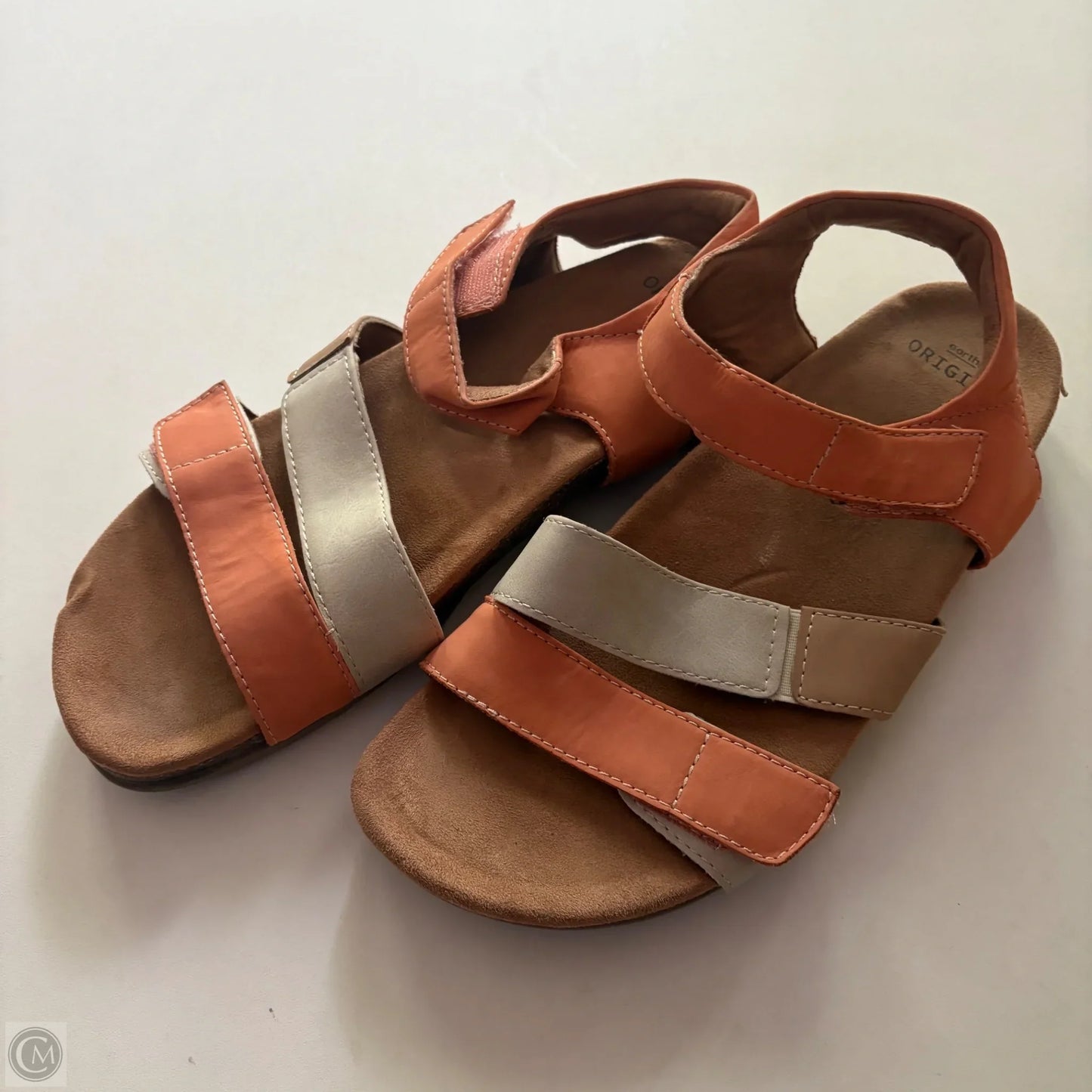 Sandals Flats By Earth Origins In Orange, Size: 11