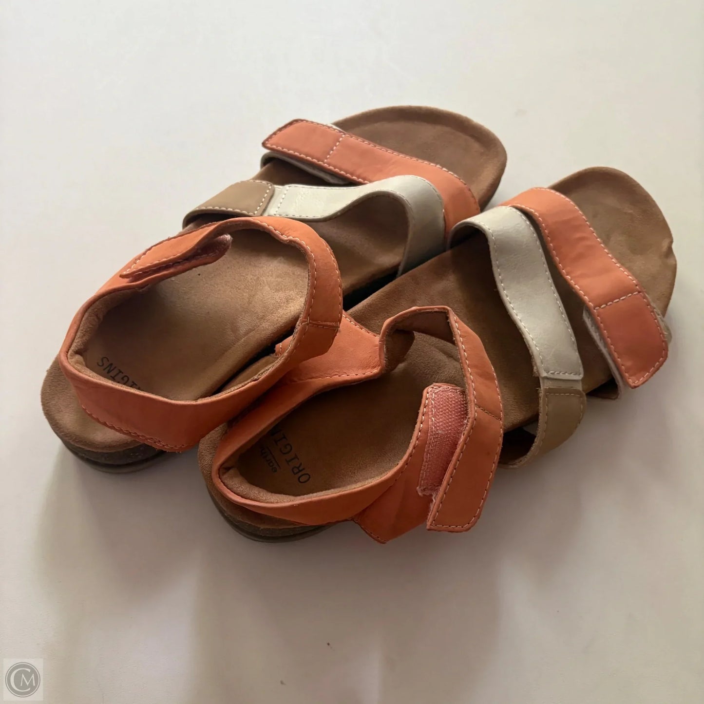 Sandals Flats By Earth Origins In Orange, Size: 11