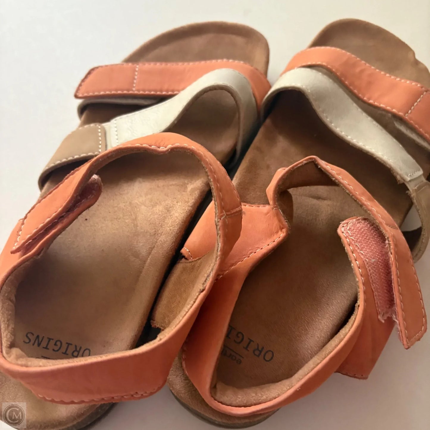 Sandals Flats By Earth Origins In Orange, Size: 11