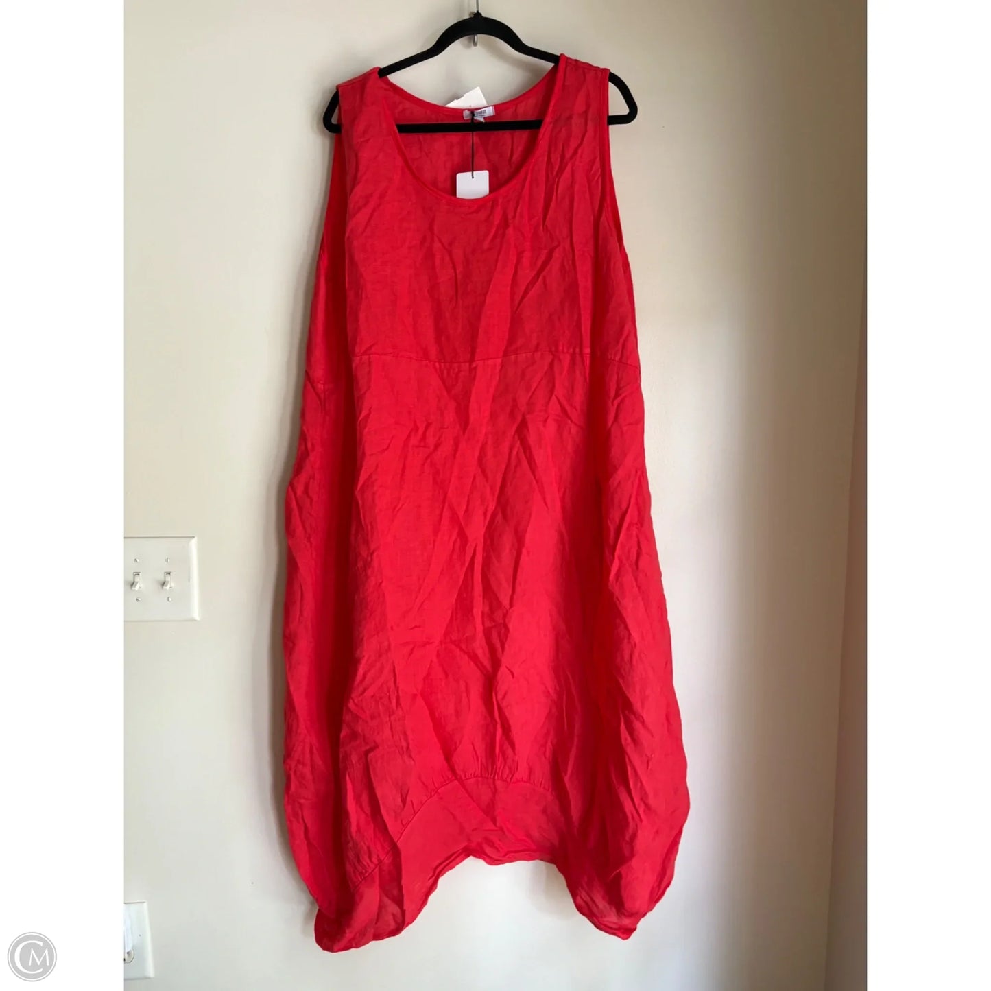 Dress Casual Midi By RoseMarie In Red, Size: 2x