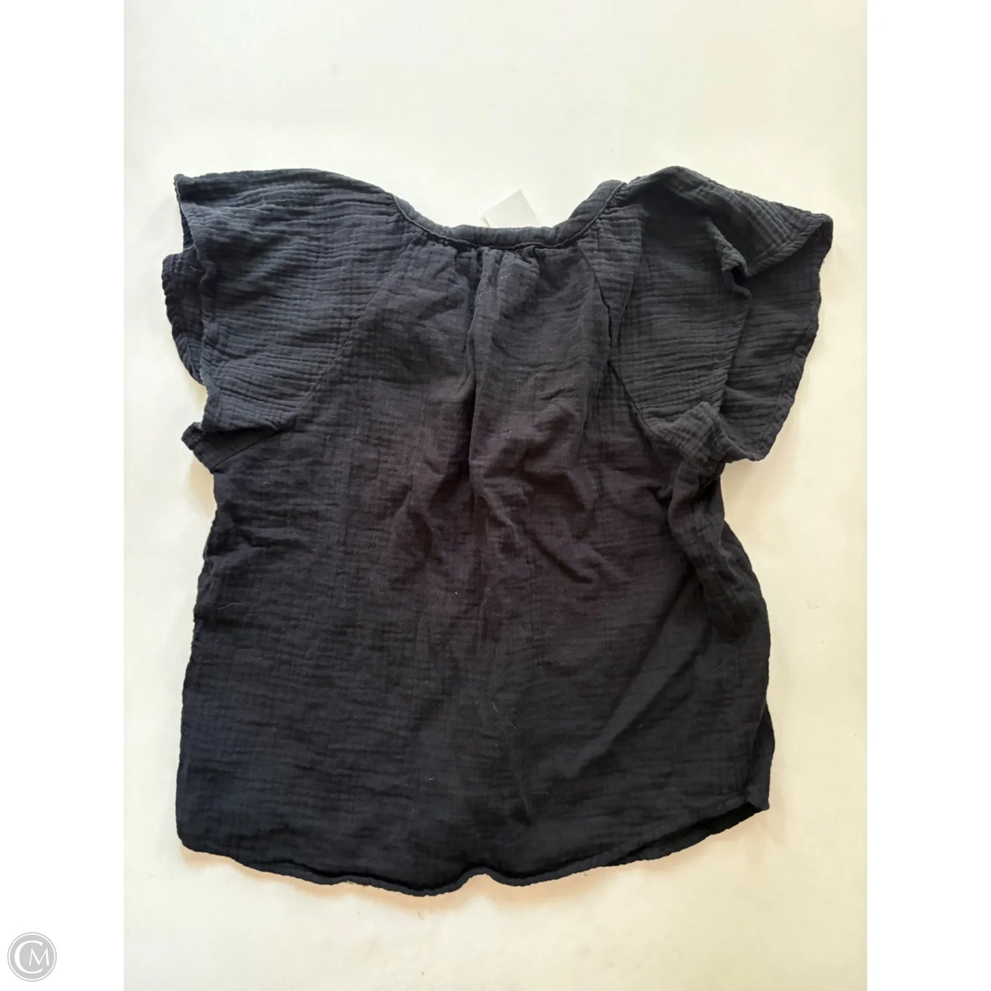 Top Short Sleeve By Universal Thread In Black, Size: S