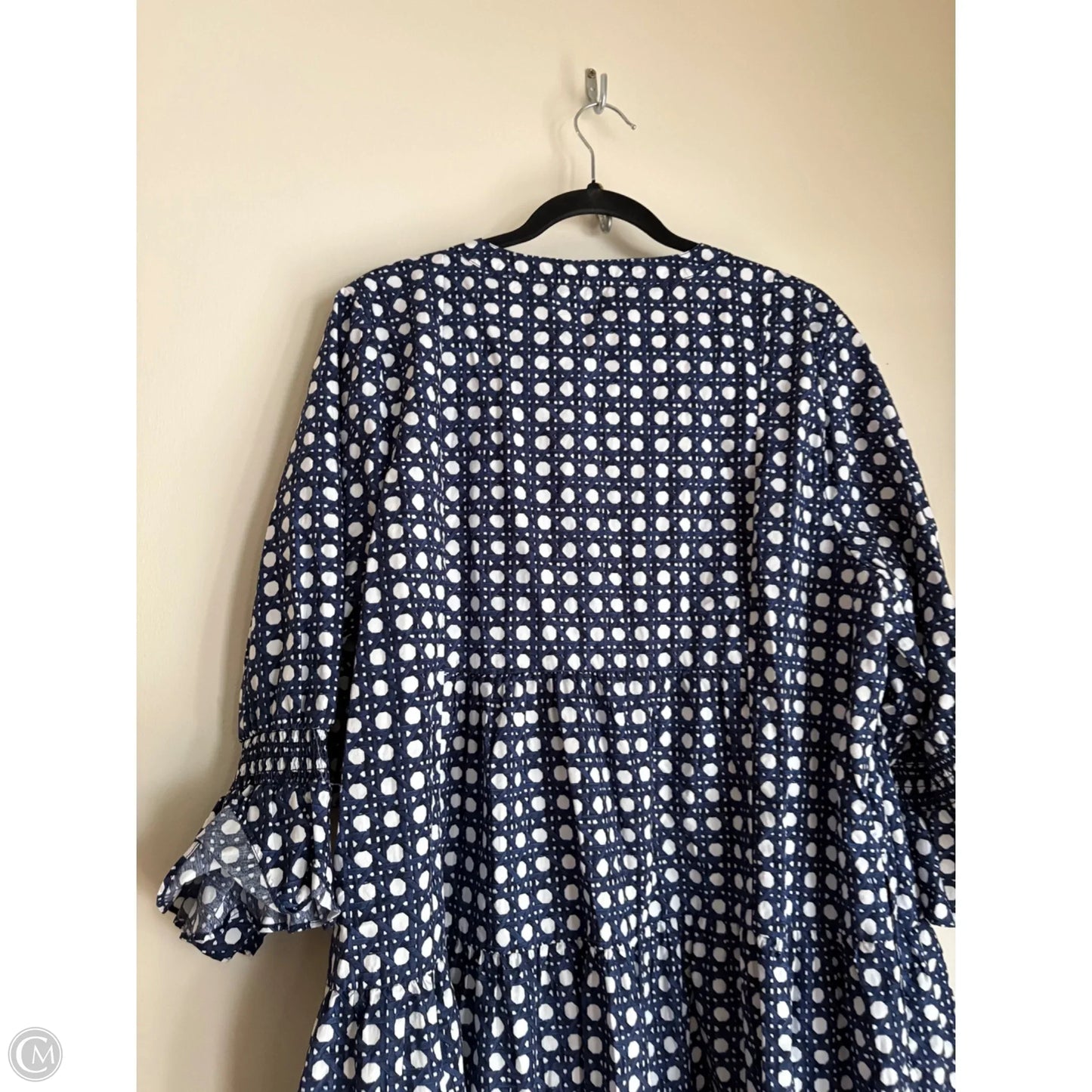 Dress Casual Midi By Crown And Ivy In Navy, Size: 2x