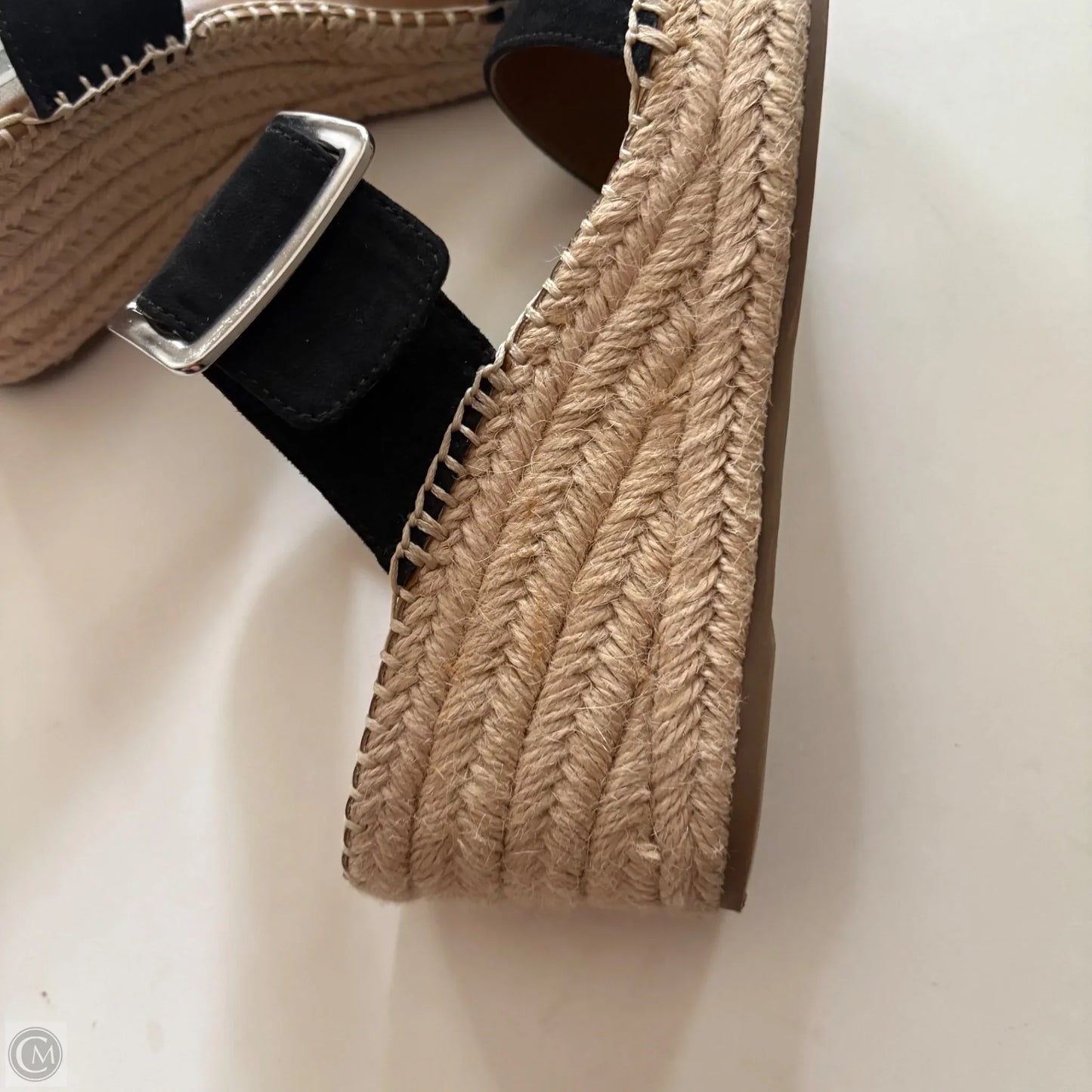 Sandals Heels Block By Franco Sarto In Black, Size: 8.5