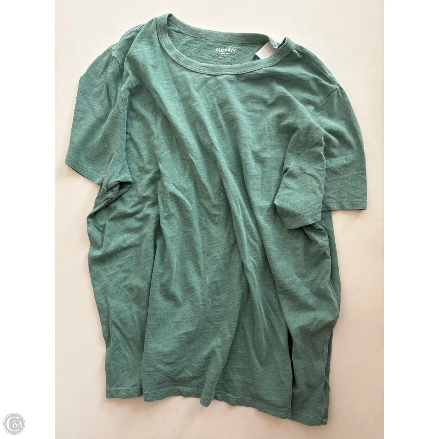 Top Short Sleeve By Old Navy In Green, Size: Xl
