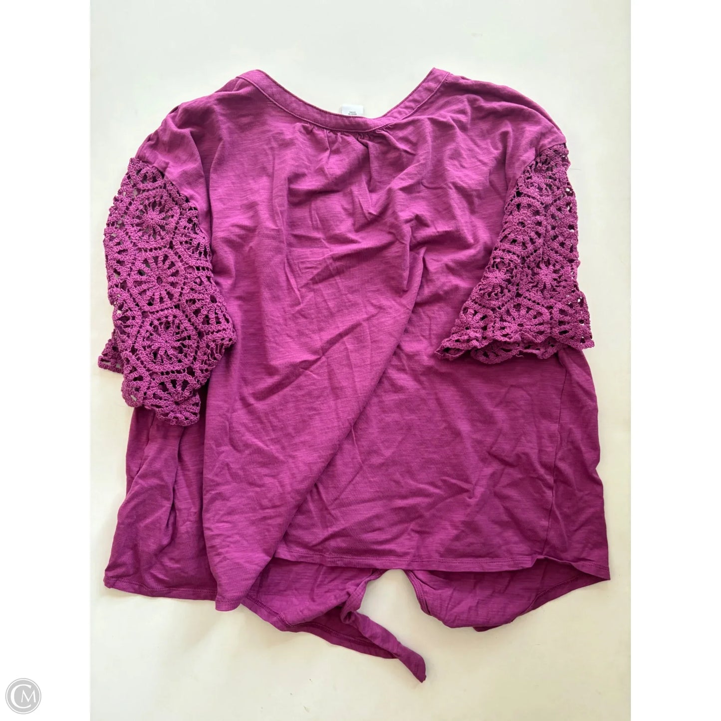 Top Short Sleeve By Ruby Rd In Pink, Size: Xl