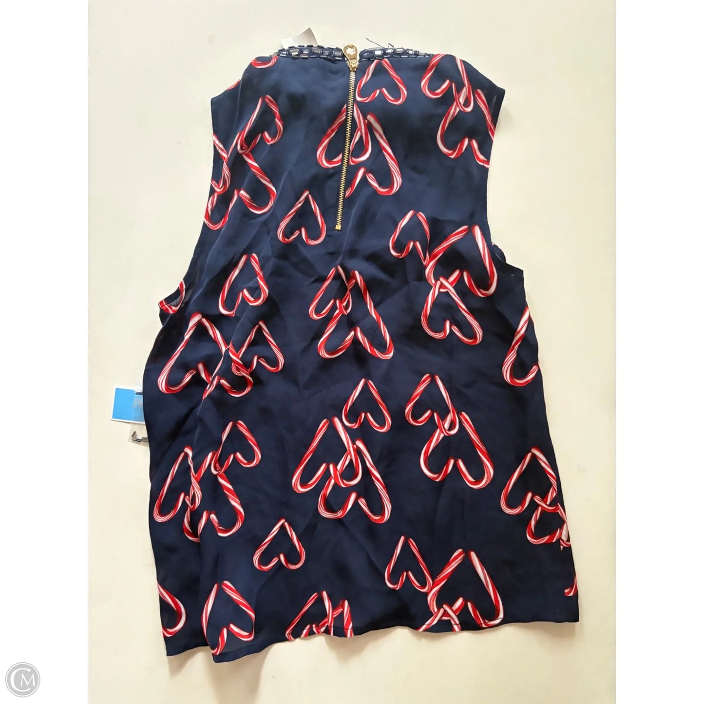 Blouse Sleeveless By Draper James In Navy, Size: S