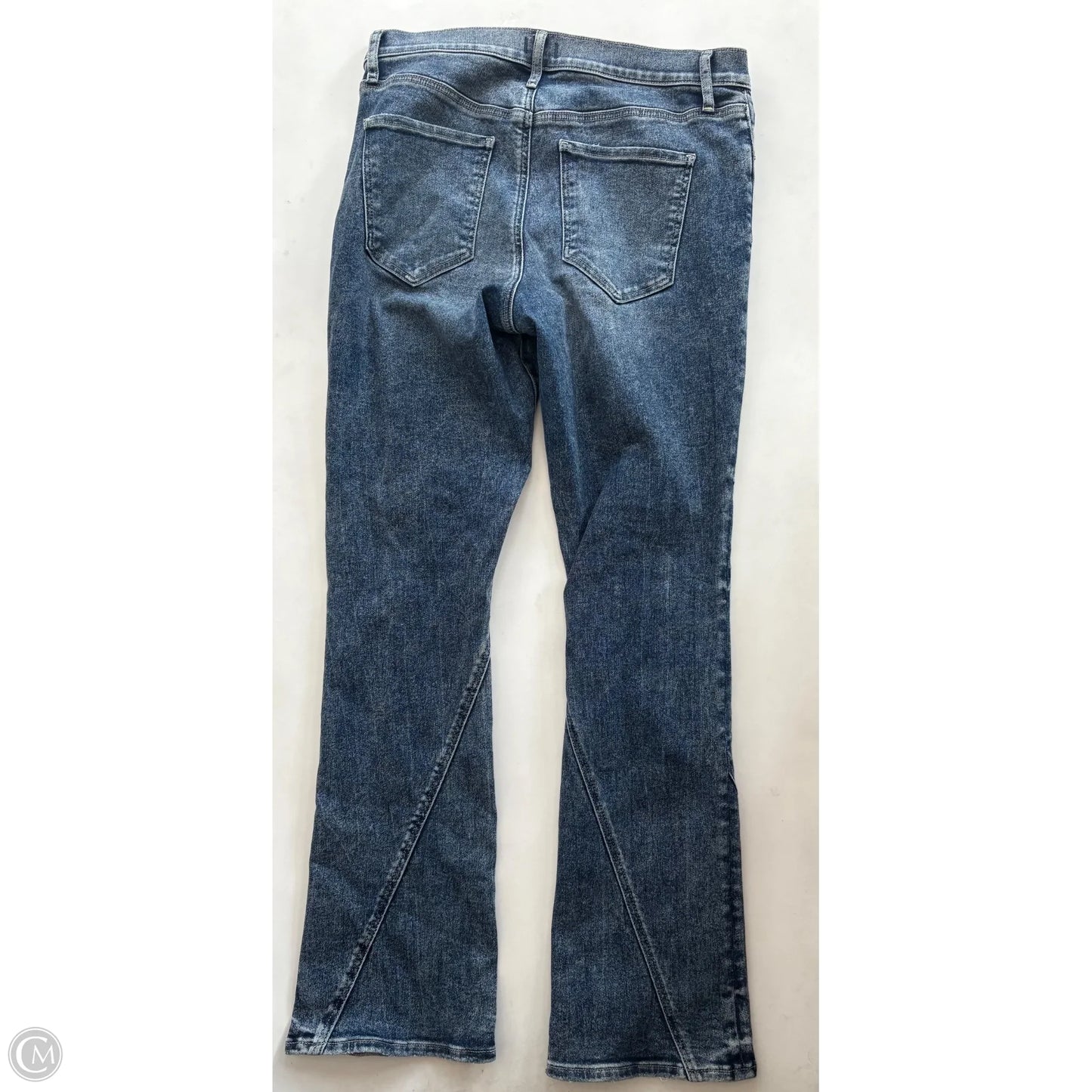 Jeans Wide Leg By Express In Blue, Size: 14