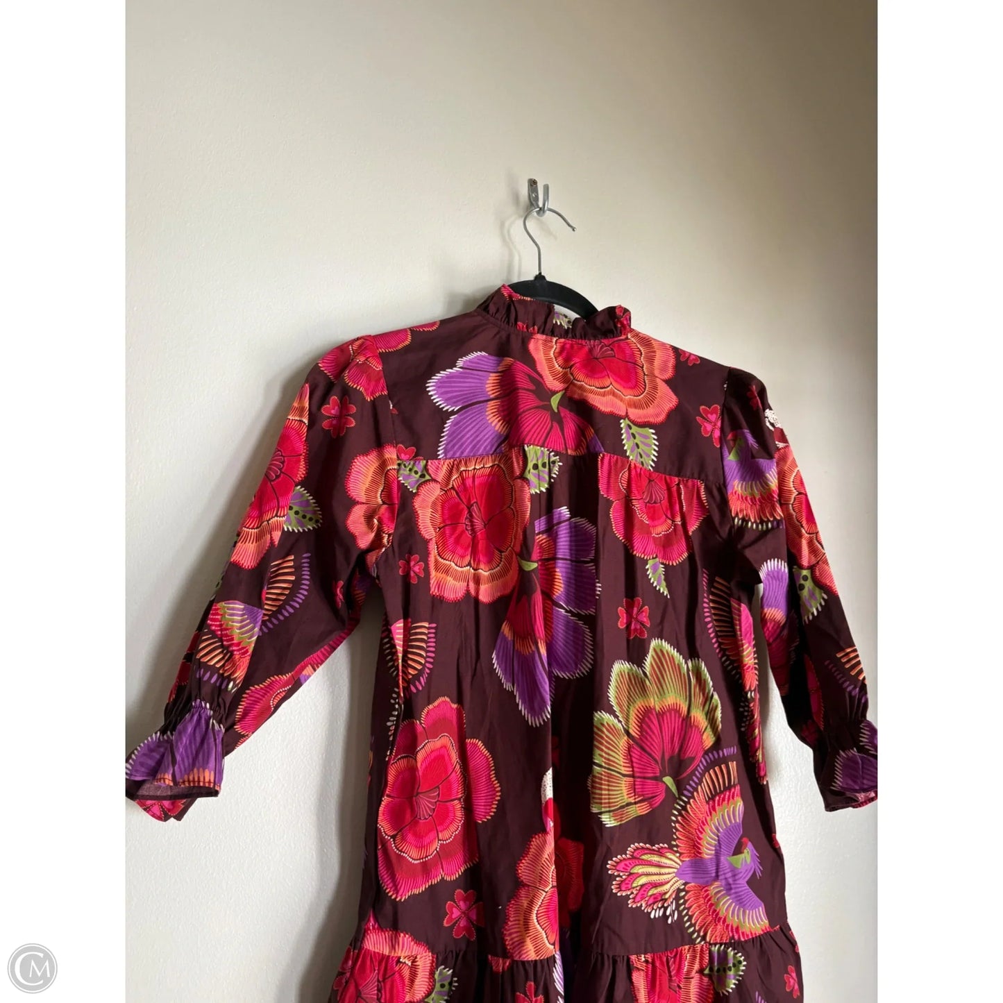 Dress Casual Maxi By Maude Vivante In Floral Print, Size: S