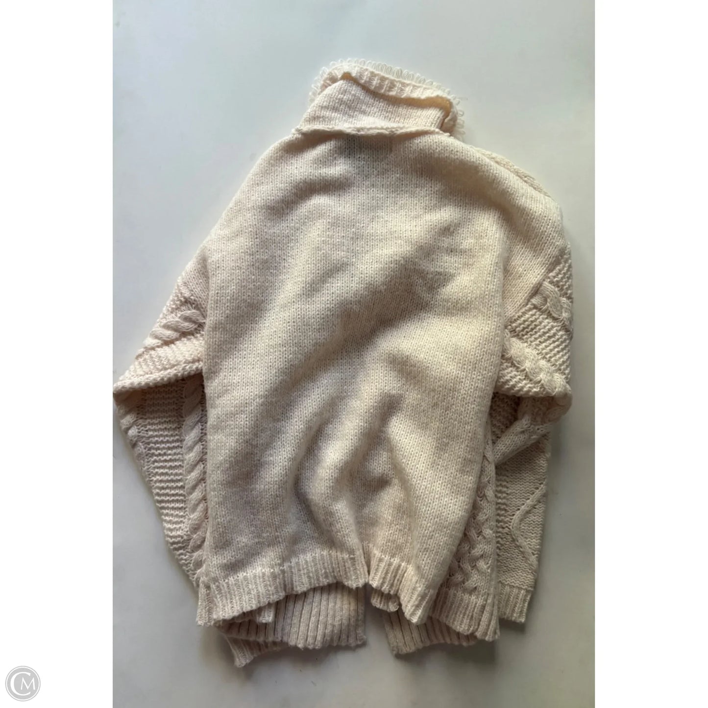 Sweater Cardigan By Bibi In Cream, Size: M