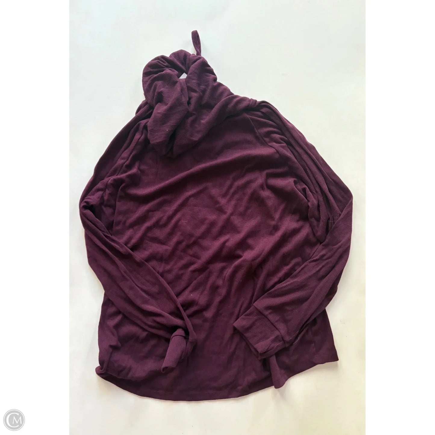 Top Long Sleeve By Staccato In Purple, Size: L