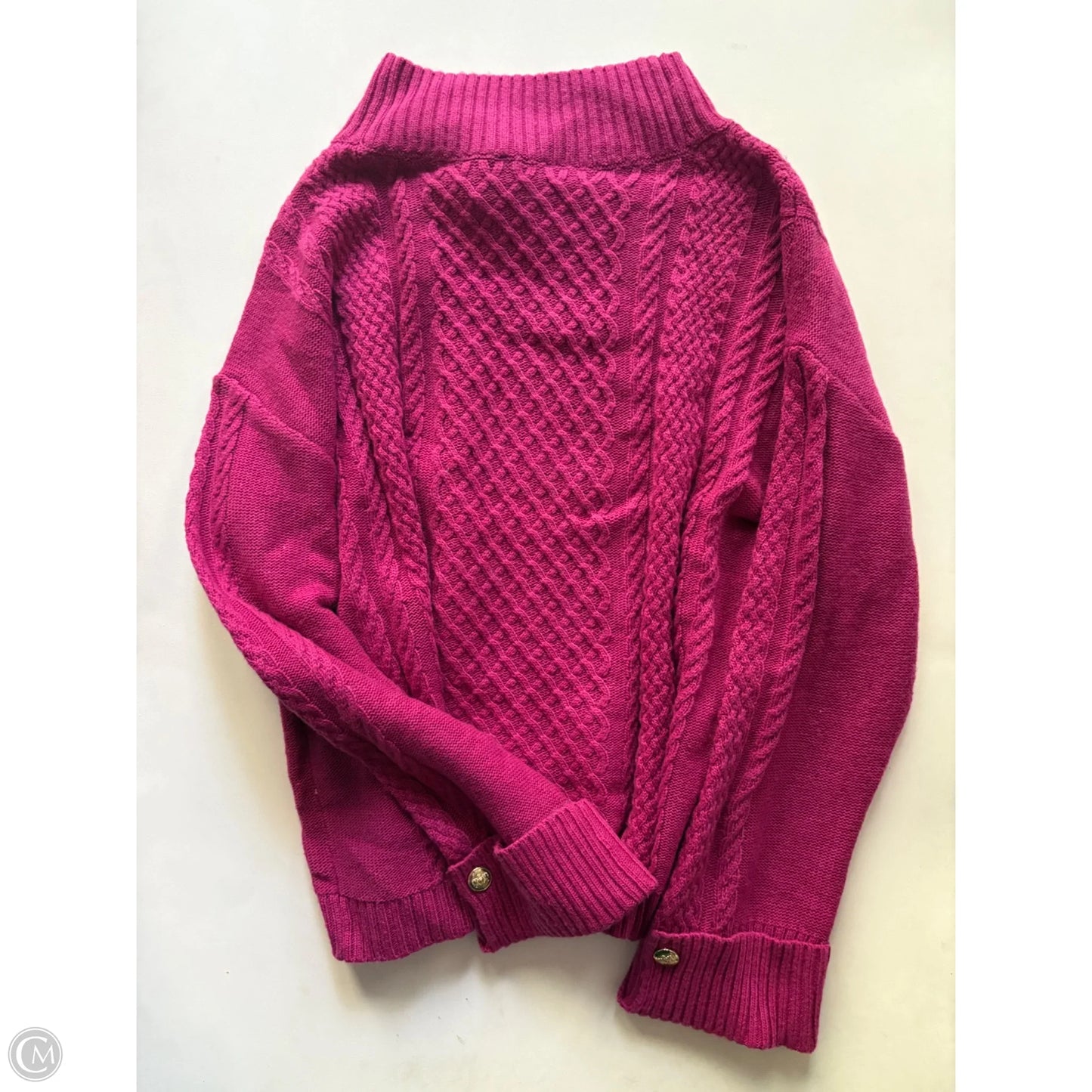 Sweater By Talbots In Pink, Size: L