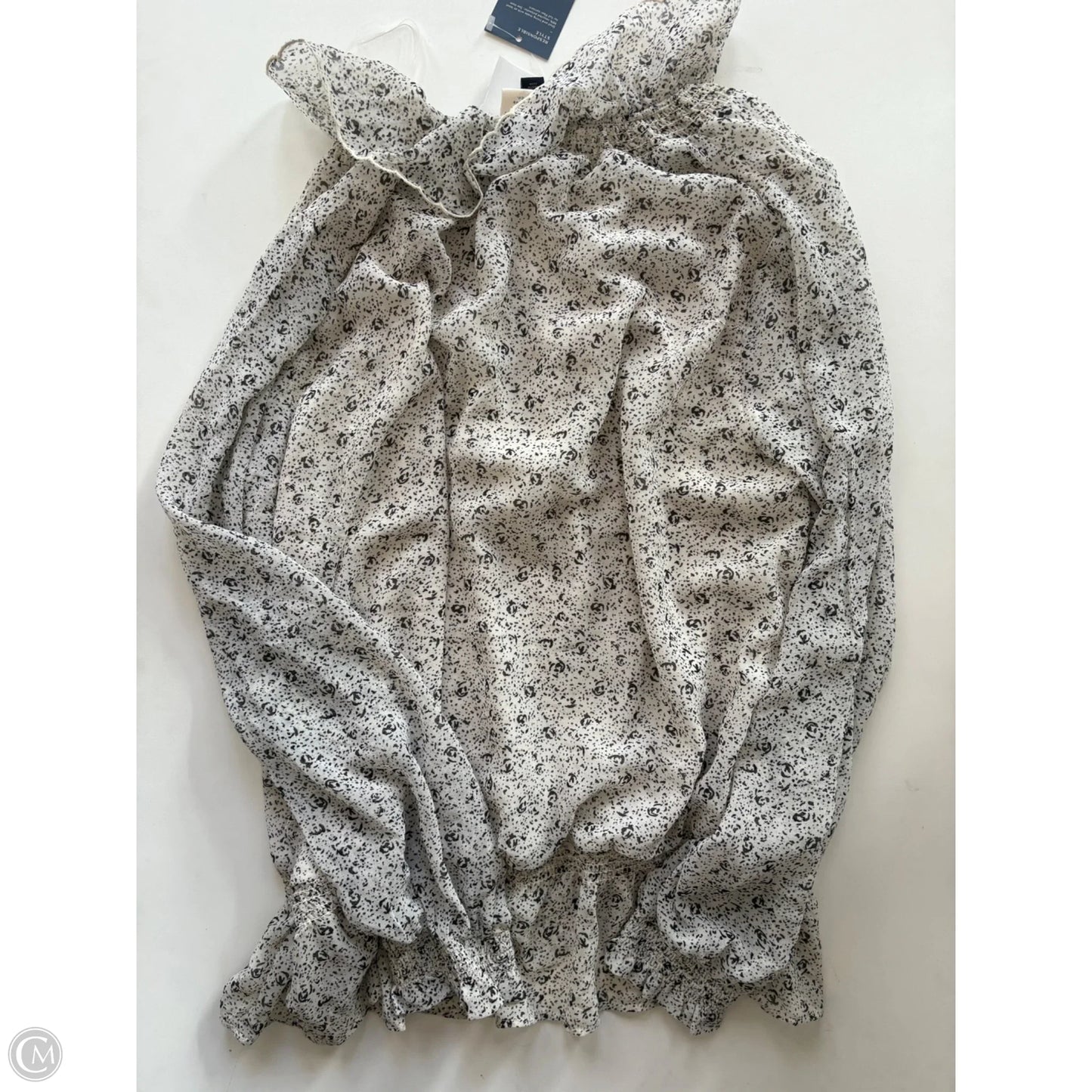 Blouse Long Sleeve By Universal Thread In Cream, Size: Xl