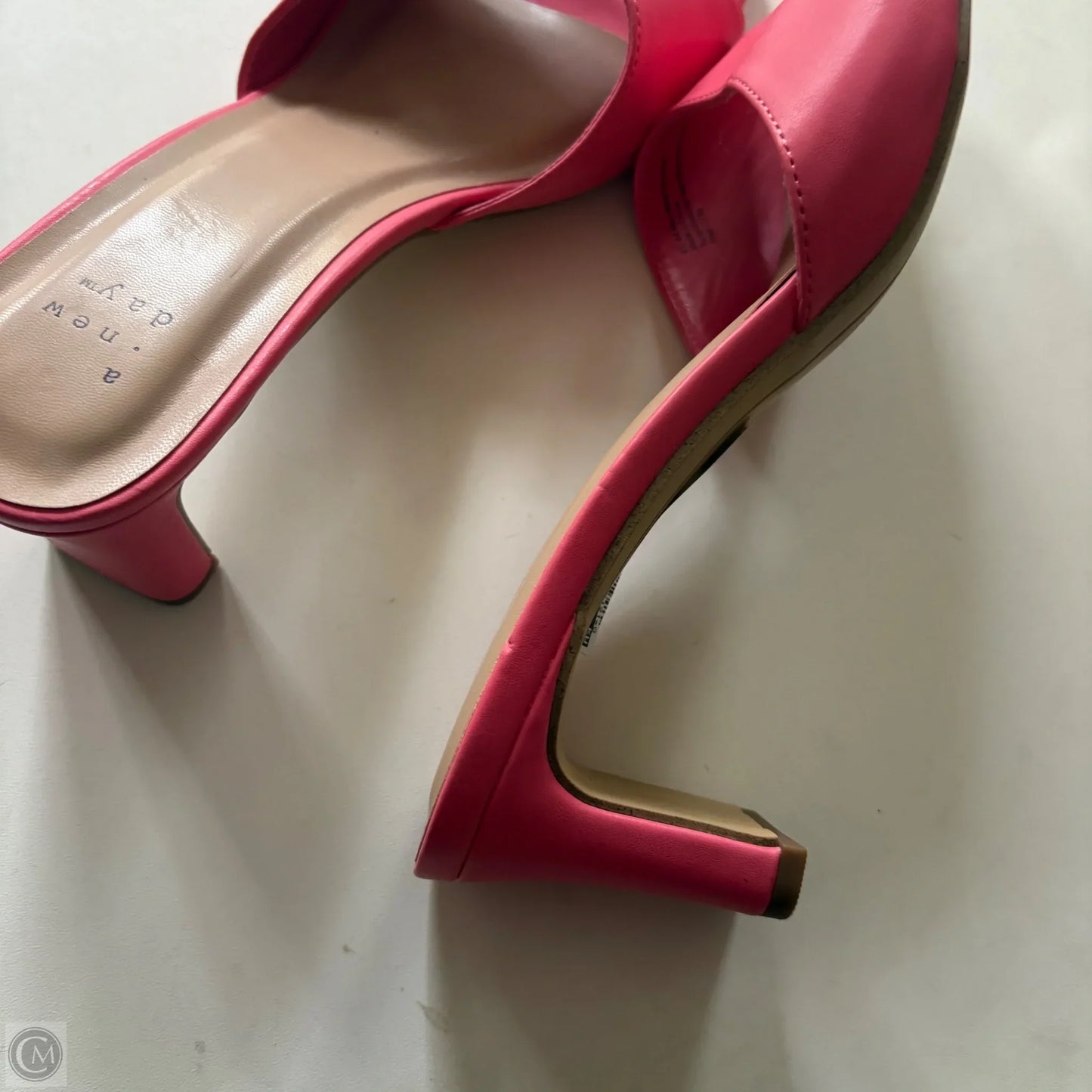 Sandals Heels Block By A New Day In Pink, Size: 9.5